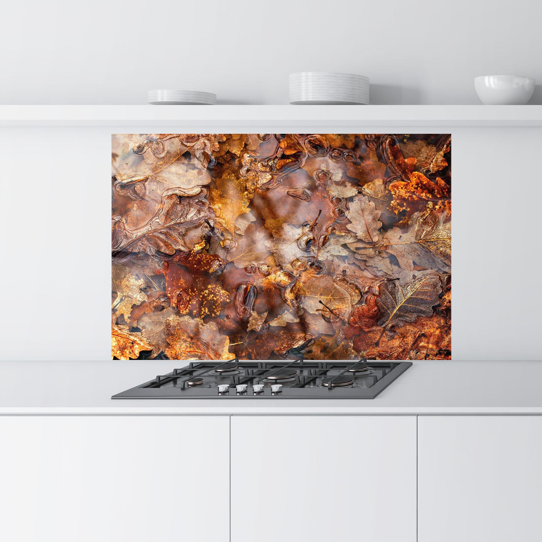 Panou Sticla Bucatarie Brown mockup 9