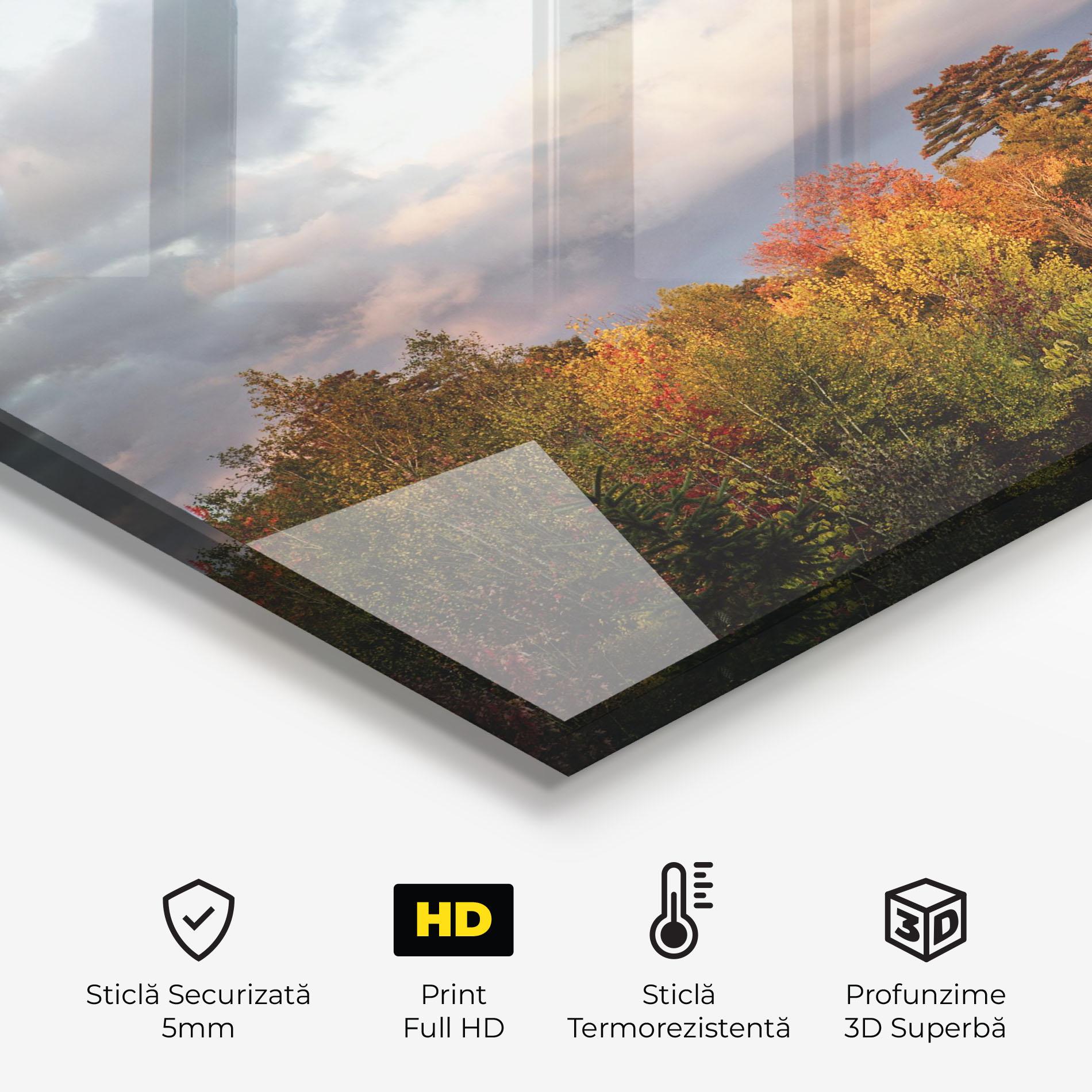 Panou Sticla Bucatarie Autumn View mockup 2