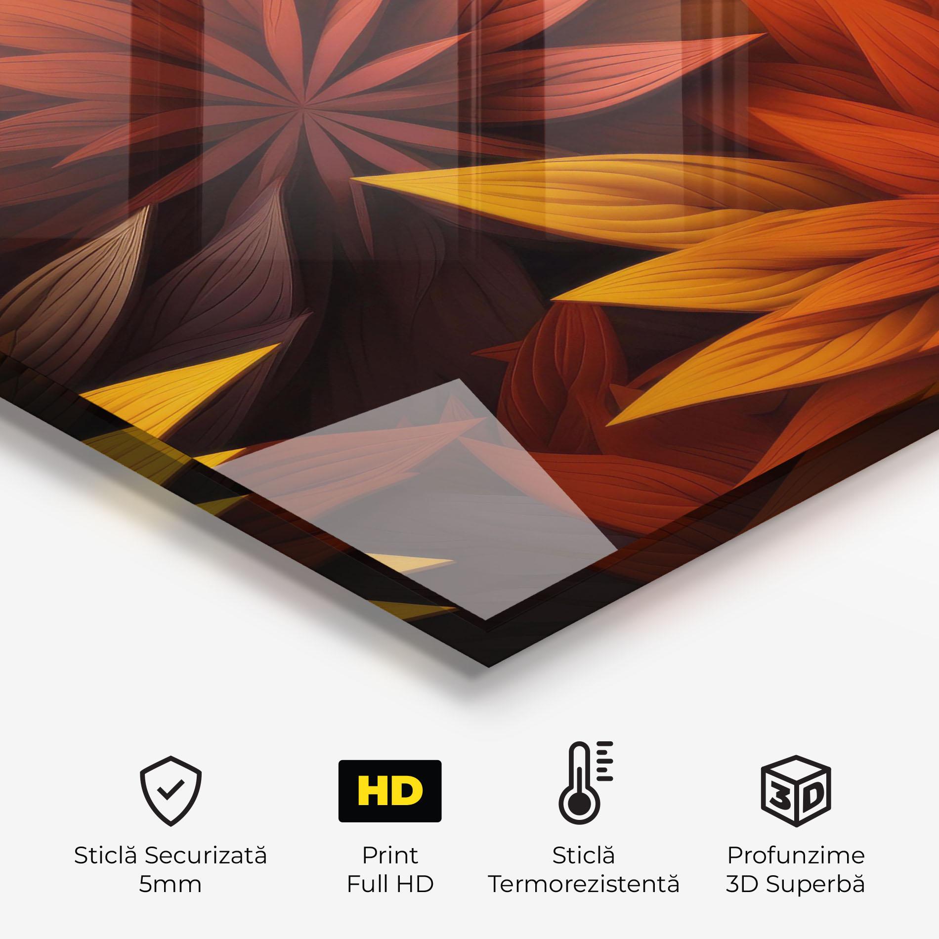 Panou Sticla Bucatarie Colorful Autumn mockup 2