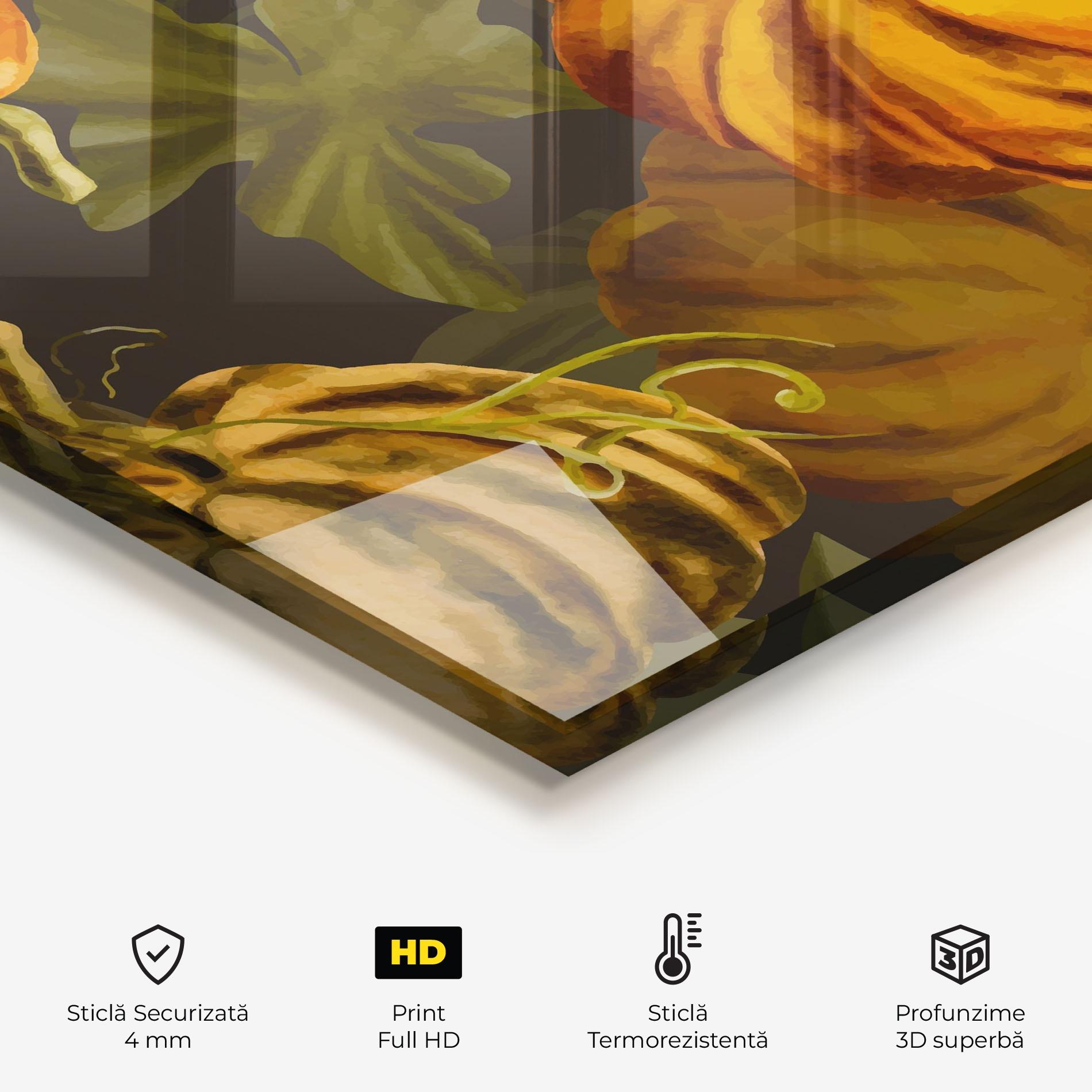 Panou Sticla Bucatarie Autumn Pattern mockup 2