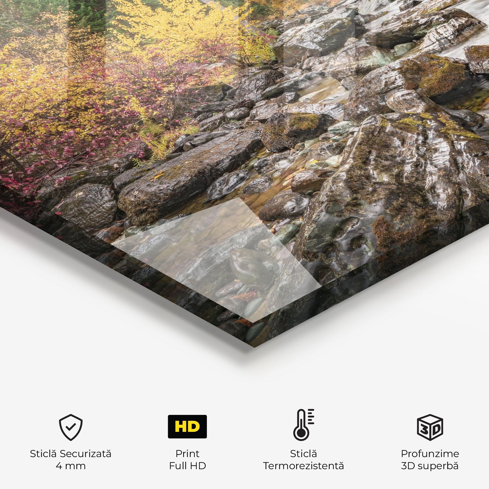 Panou Sticla Bucatarie Autumn Stream mockup 2