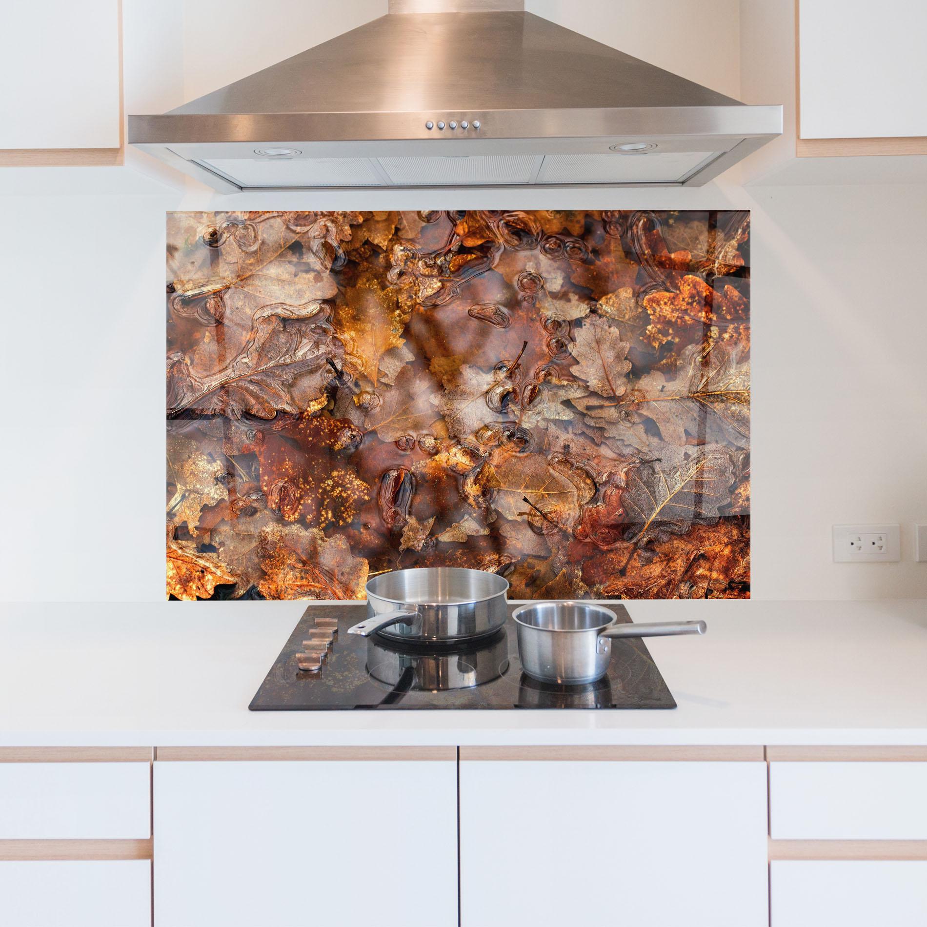 Panou Sticla Bucatarie Brown mockup 5