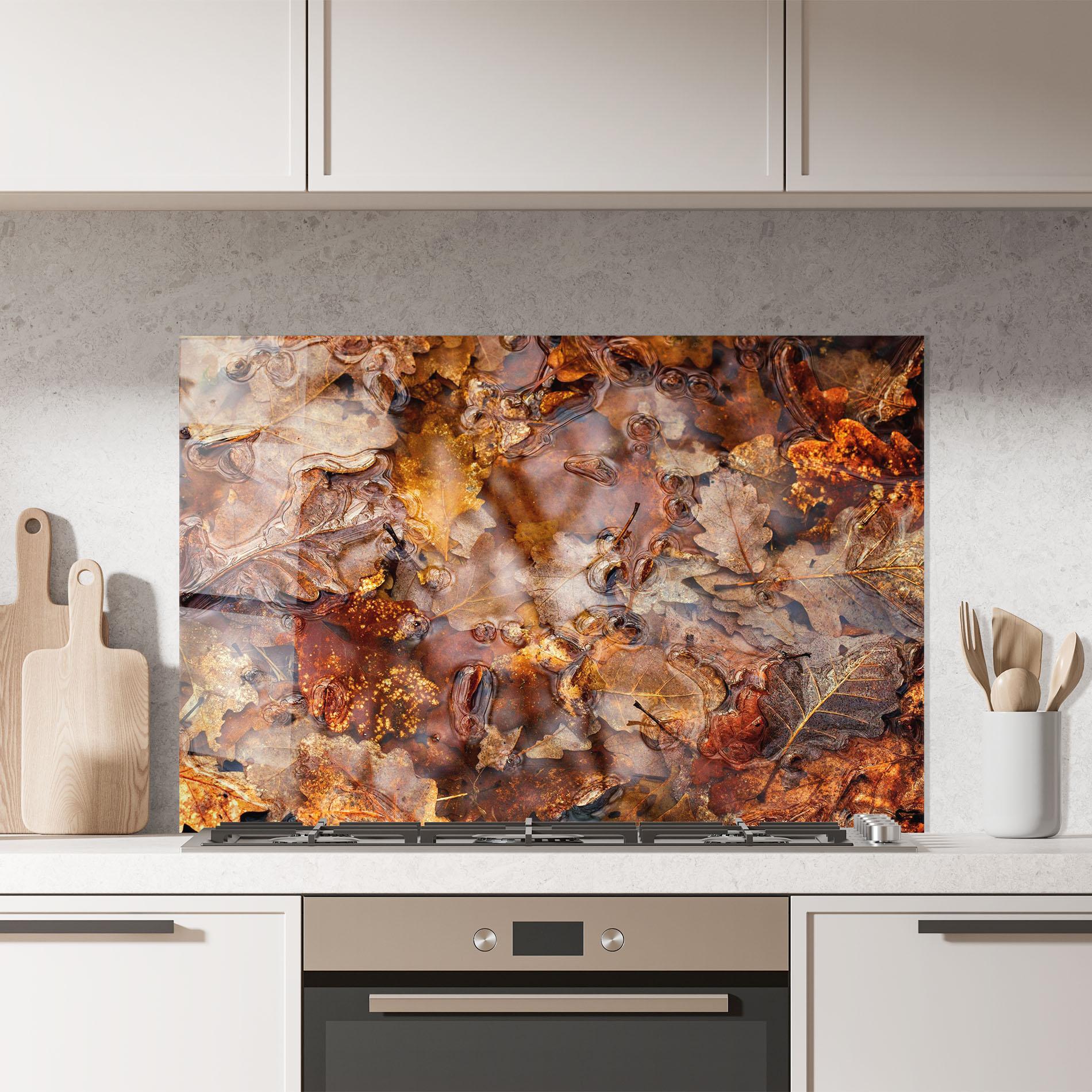 Panou Sticla Bucatarie Brown mockup 7