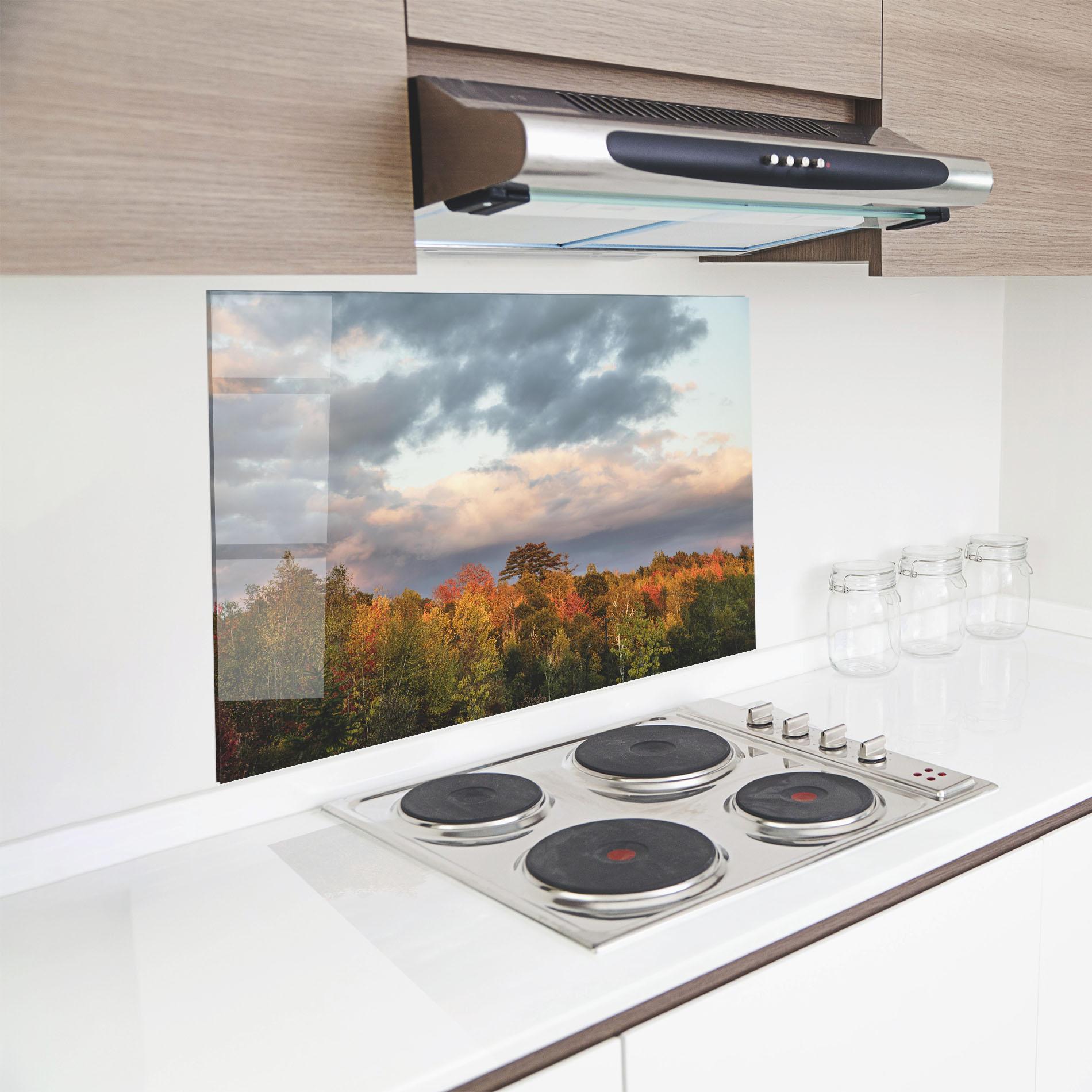 Panou Sticla Bucatarie Autumn View mockup 8