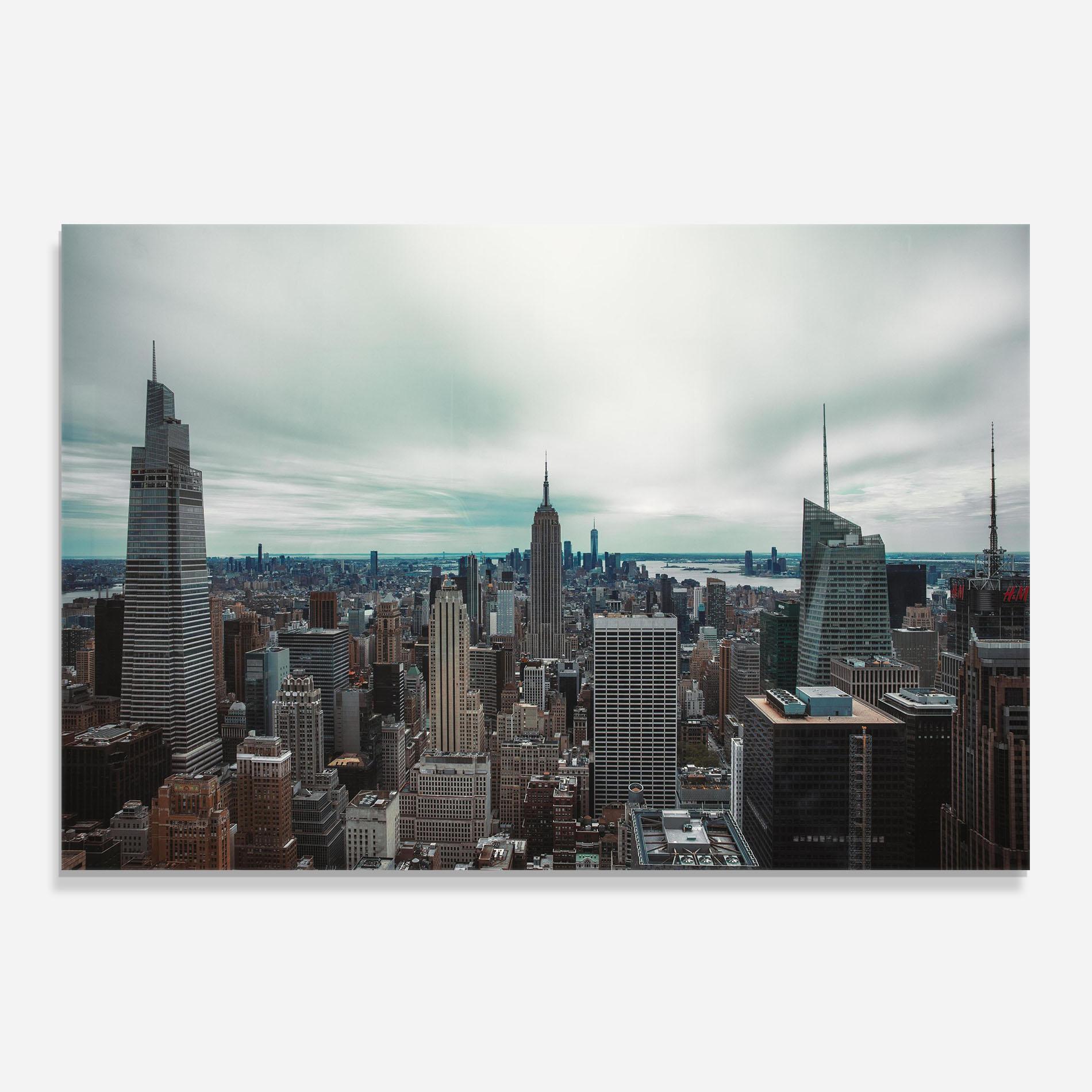 Panou Sticla Bucatarie Beautiful High Building mockup 0