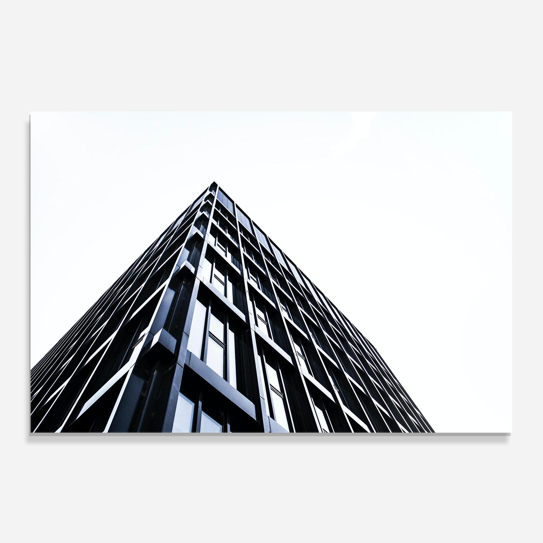 Panou Sticla Bucatarie Big Black Building mockup 0