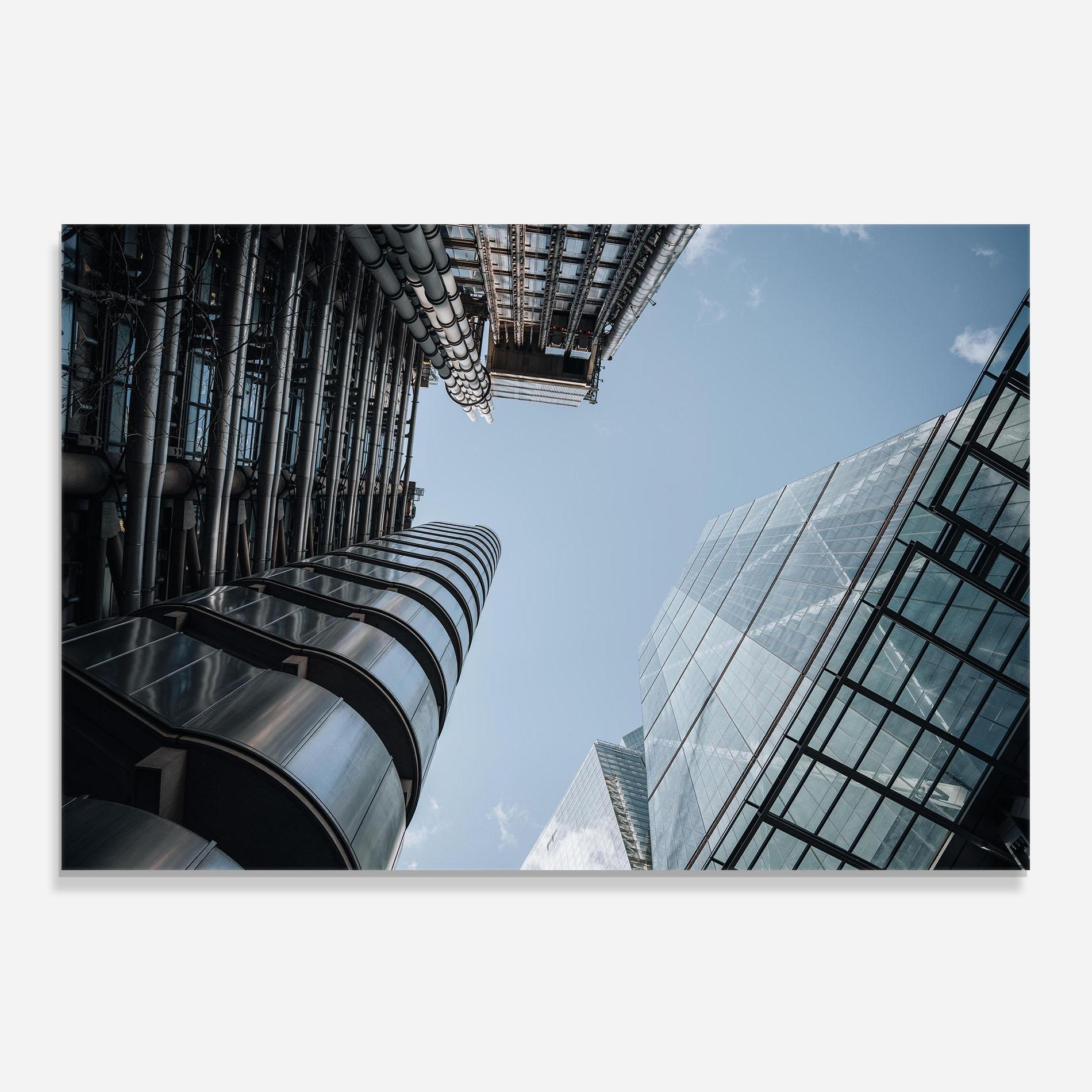 Panou Sticla Bucatarie Big Glass Building mockup 0