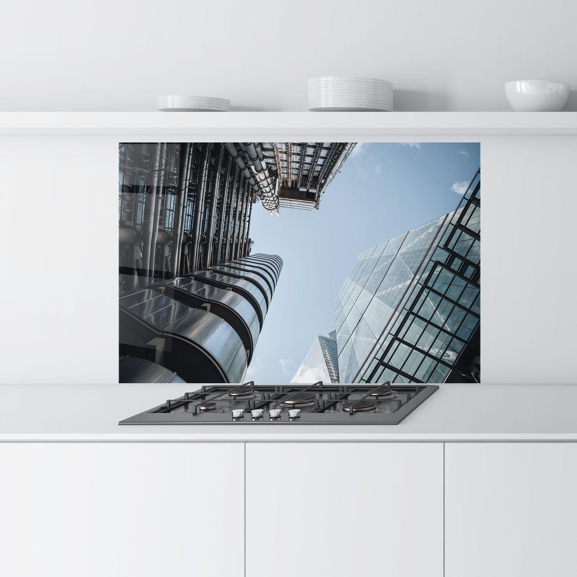 Panou Sticla Bucatarie Big Glass Building mockup 9