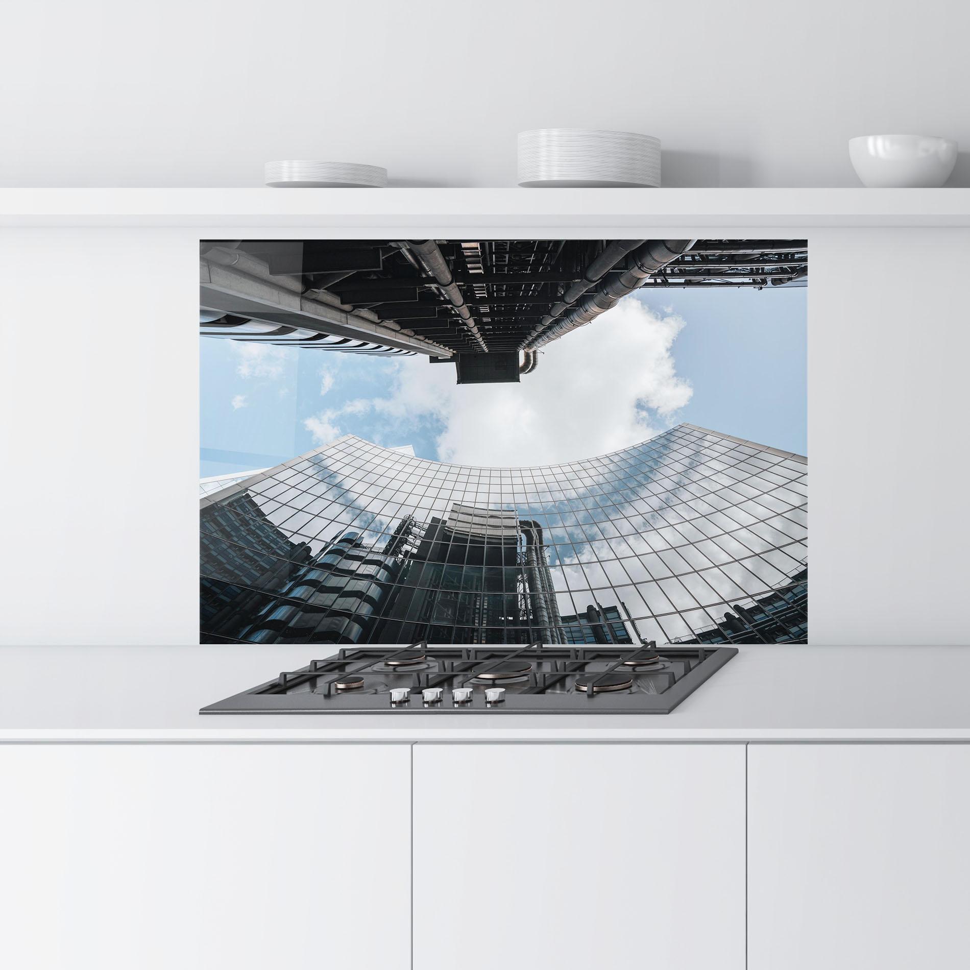 Panou Sticla Bucatarie Cloud Big Building mockup 9
