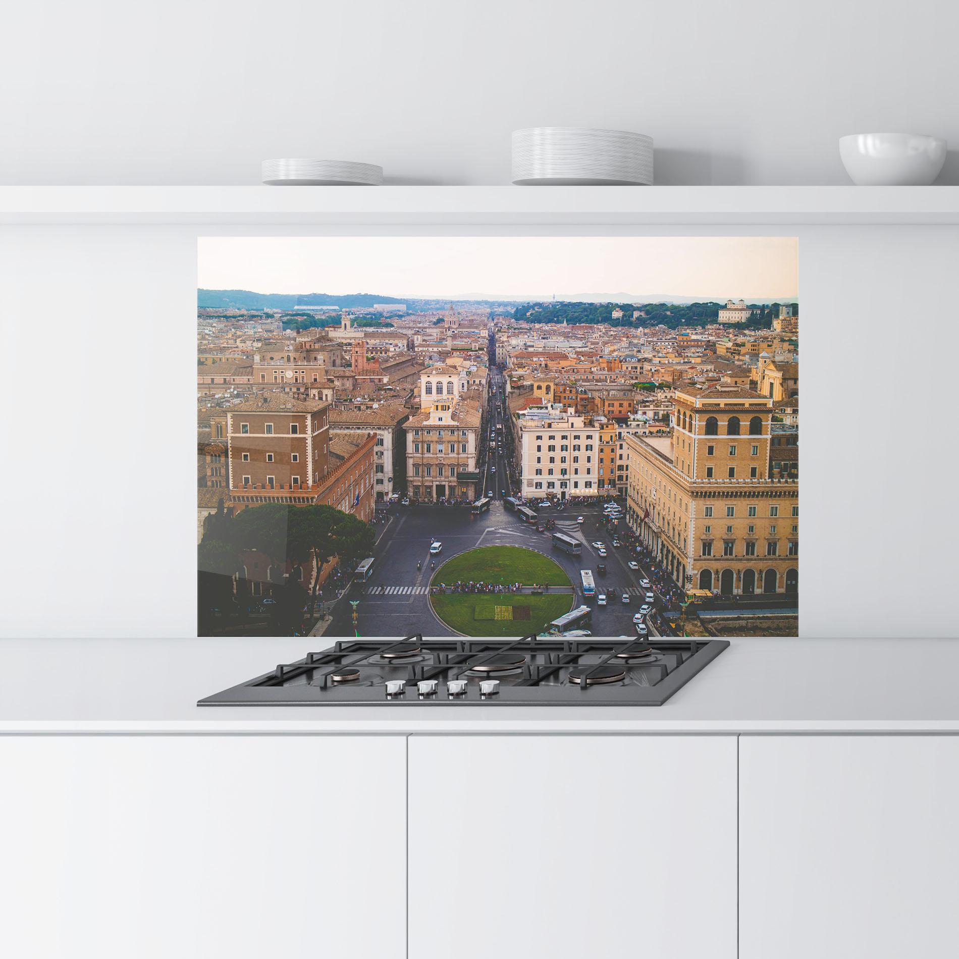 Panou Sticla Bucatarie Green Circle City mockup 9