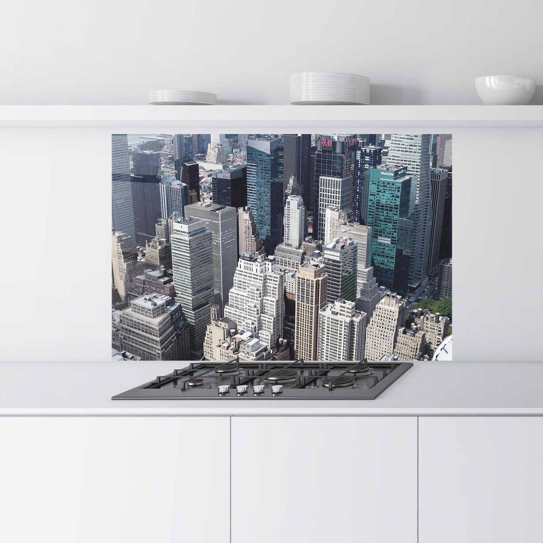 Panou Sticla Bucatarie High Tower Buildings mockup 9