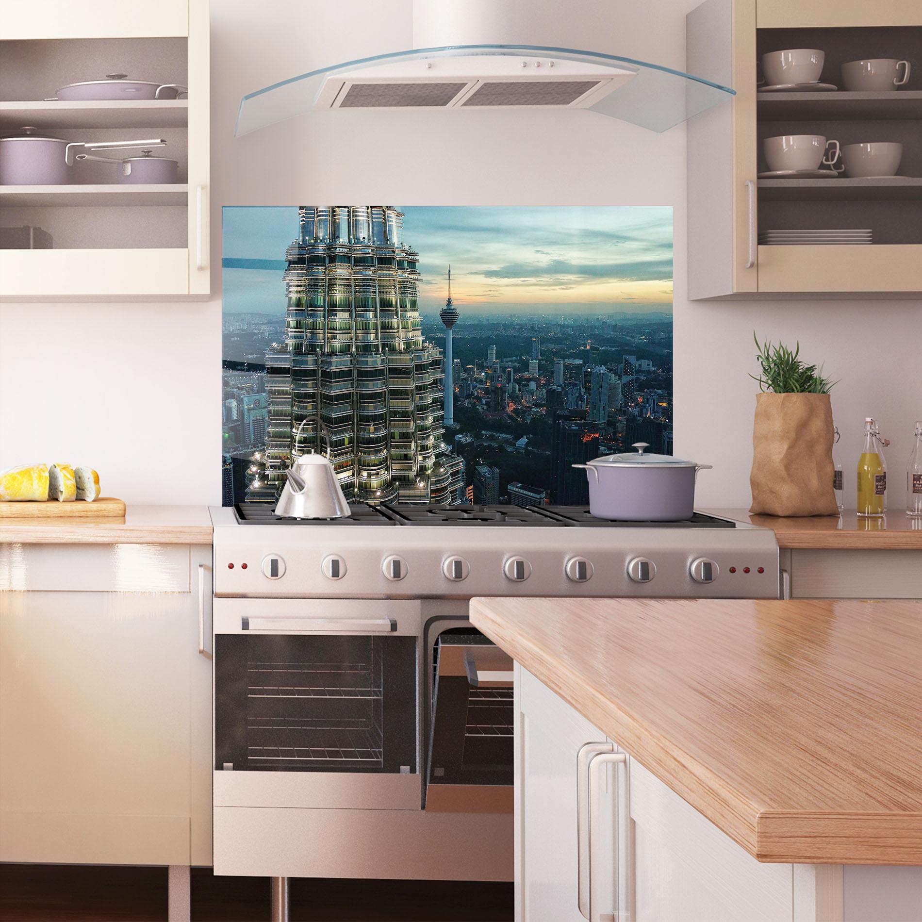 Panou Sticla Bucatarie Hight Tower View mockup 1