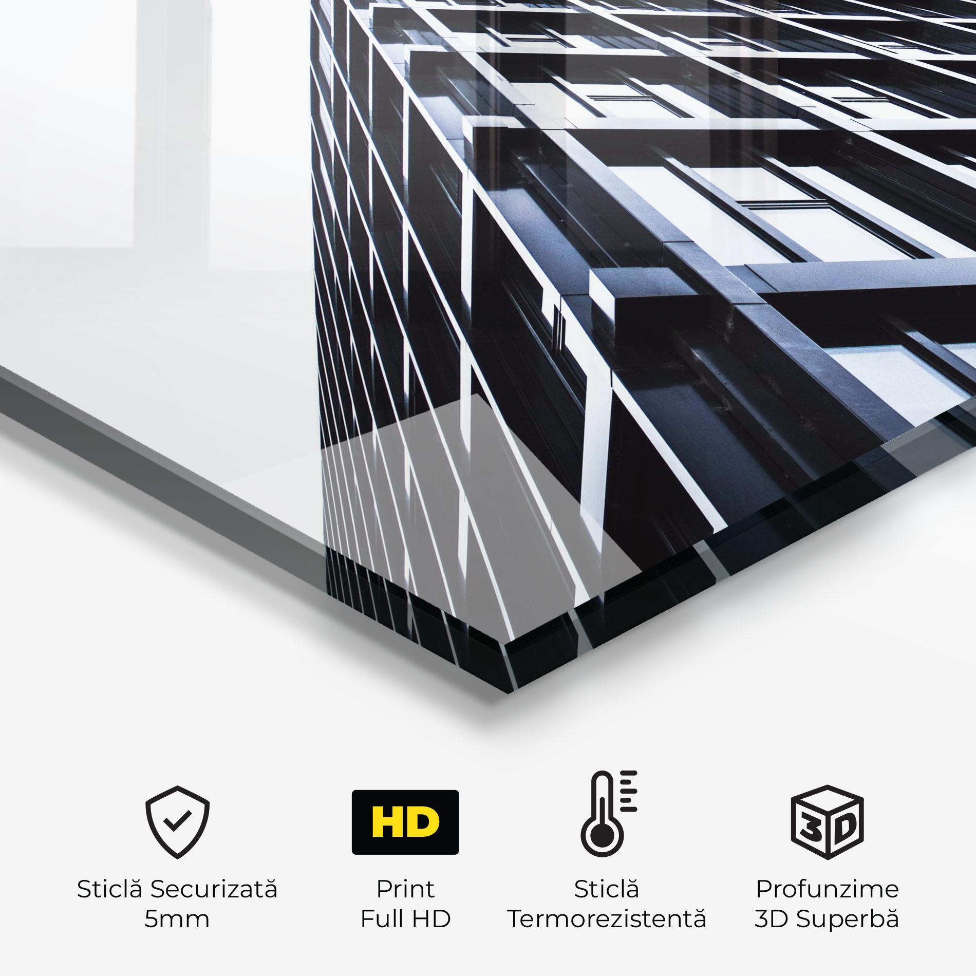 Panou Sticla Bucatarie Big Black Building mockup 2