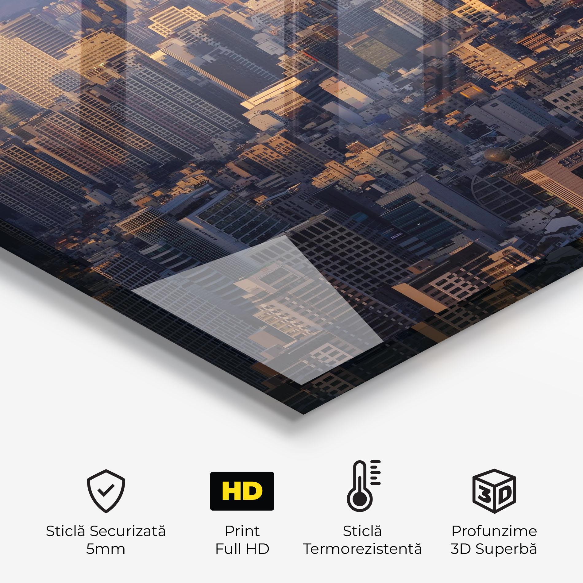 Panou Sticla Bucatarie Big City mockup 2