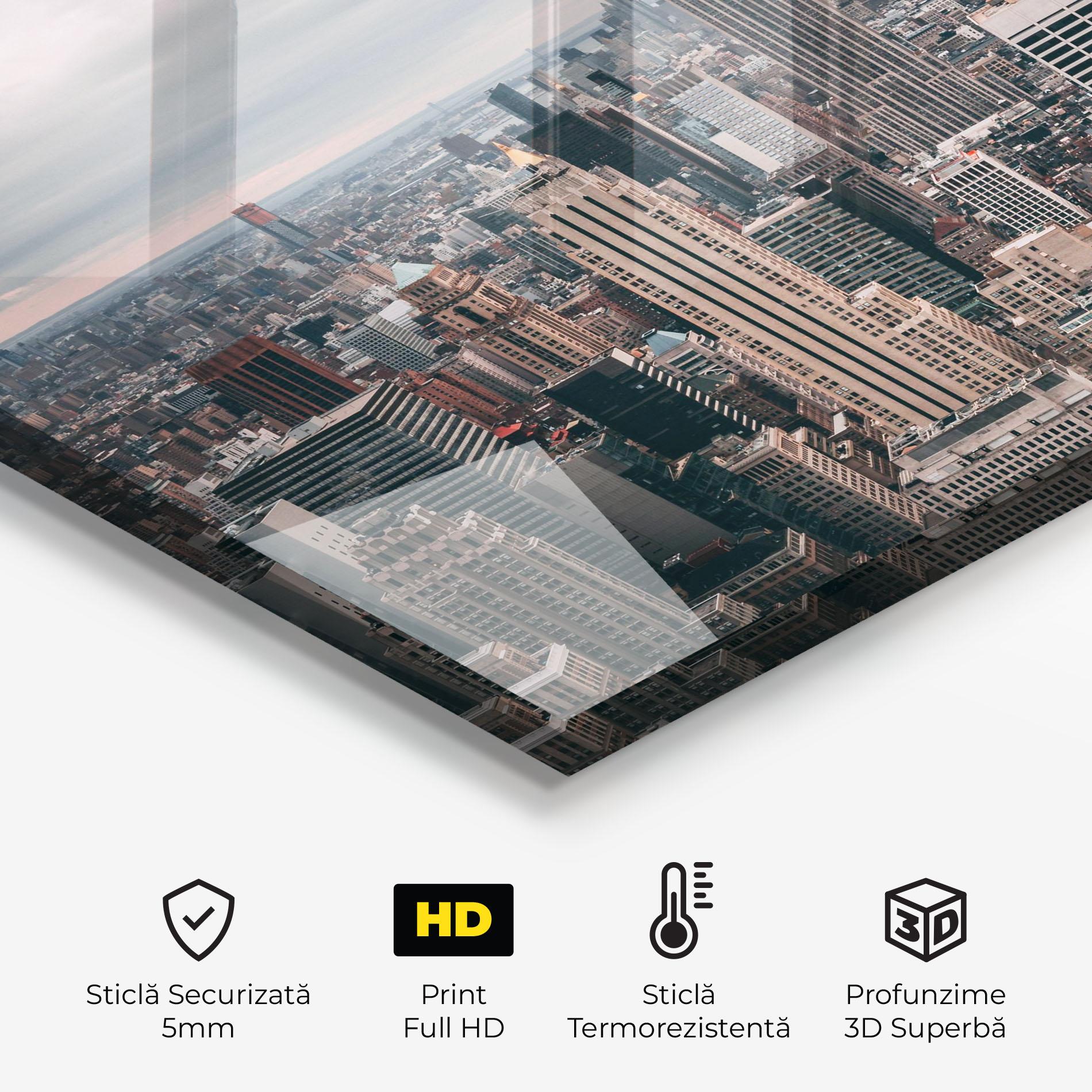 Panou Sticla Bucatarie High View Building mockup 2