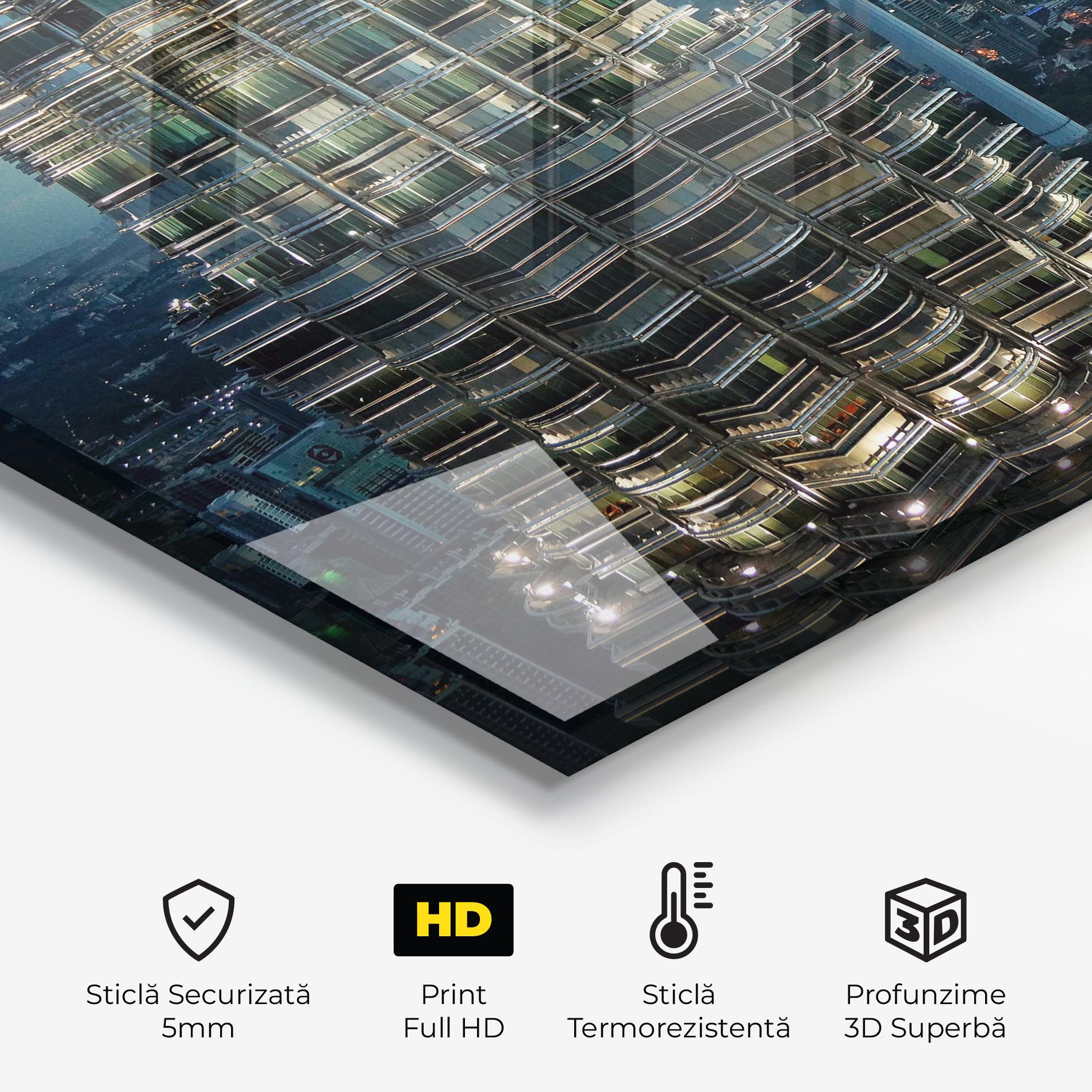 Panou Sticla Bucatarie Hight Tower View mockup 2