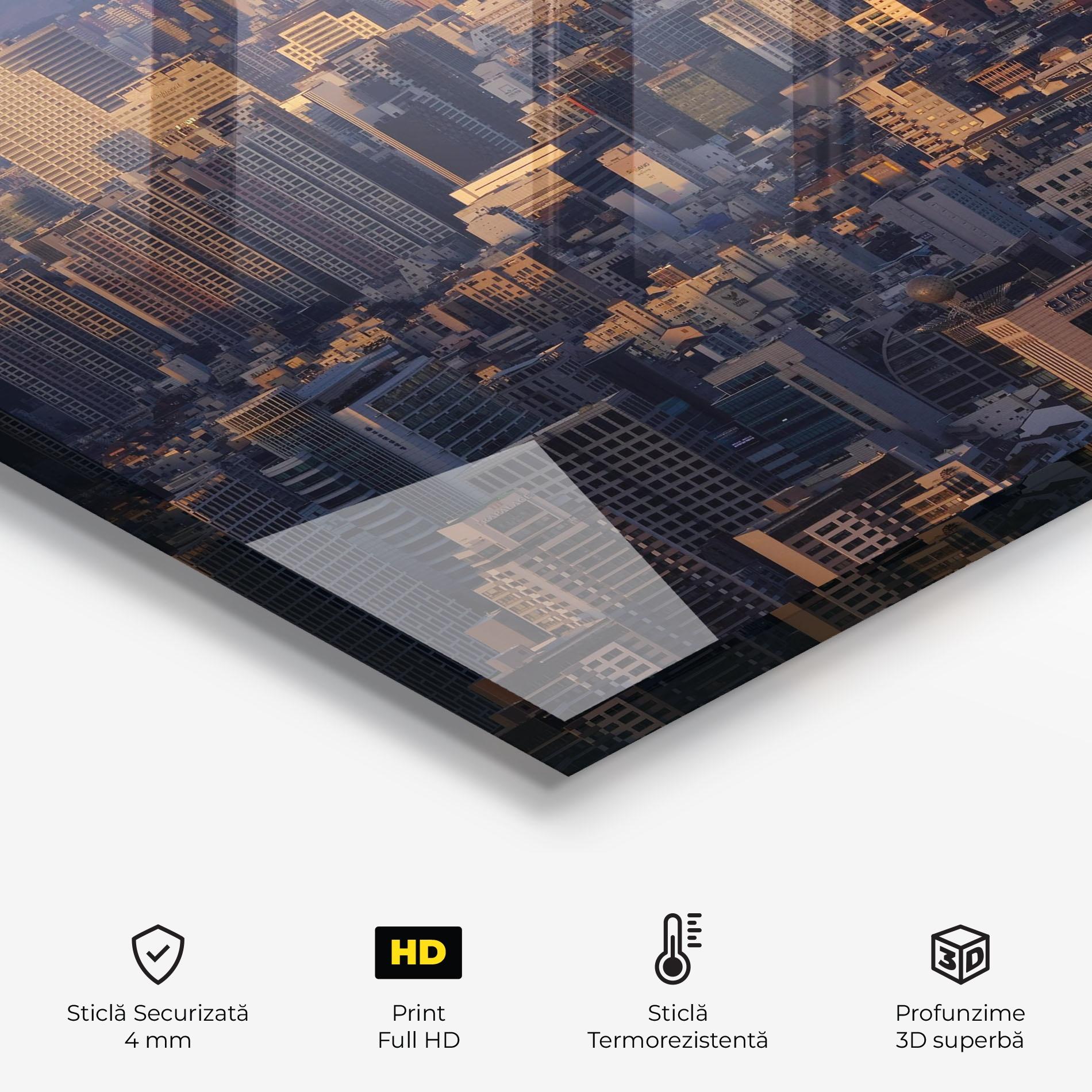 Panou Sticla Bucatarie Big City mockup 2