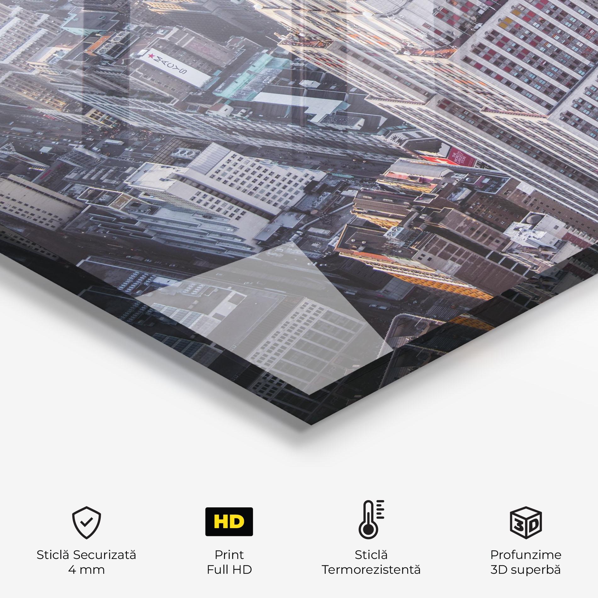 Panou Sticla Bucatarie Big Grey Tower mockup 2