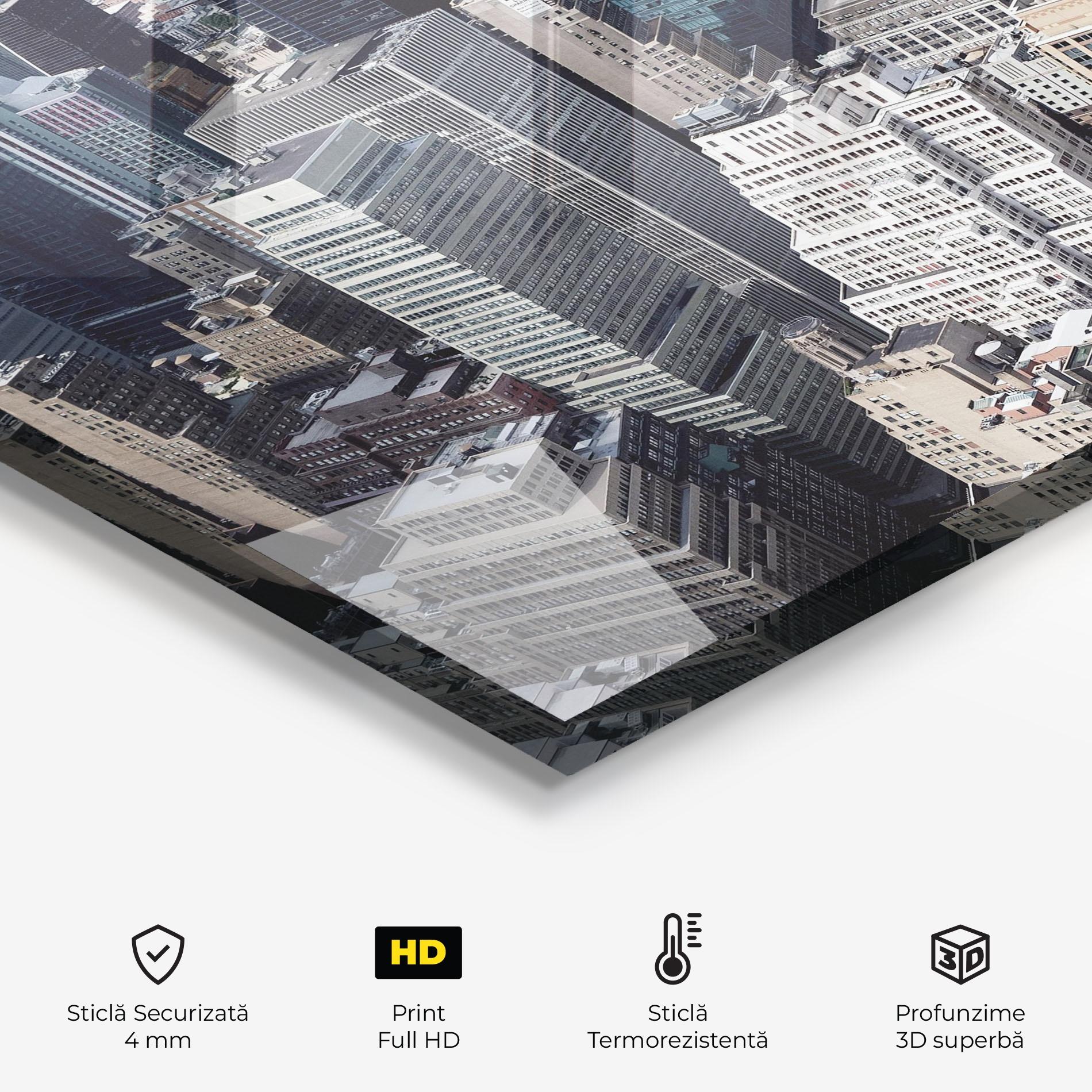 Panou Sticla Bucatarie High Tower Buildings mockup 2