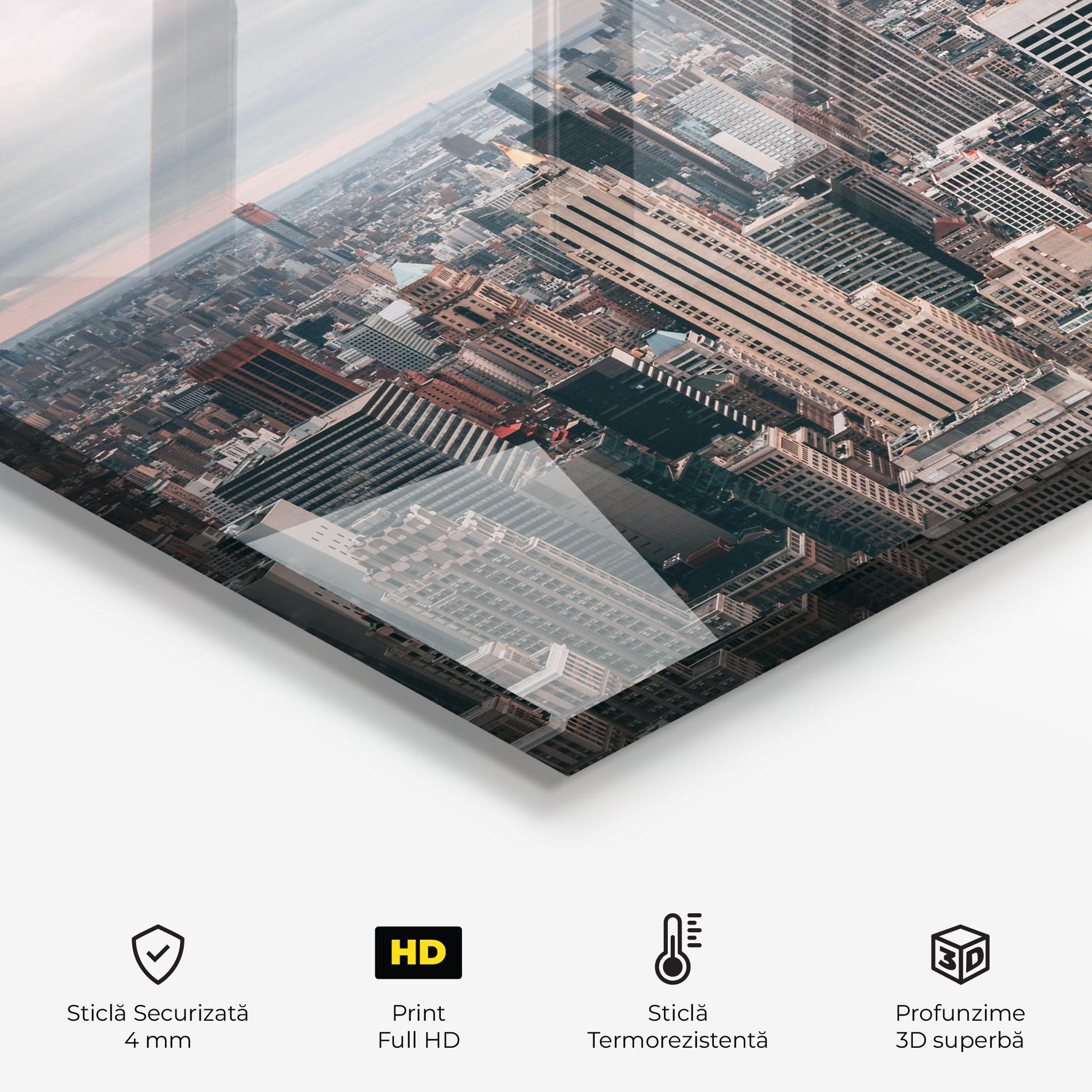 Panou Sticla Bucatarie High View Building mockup 2