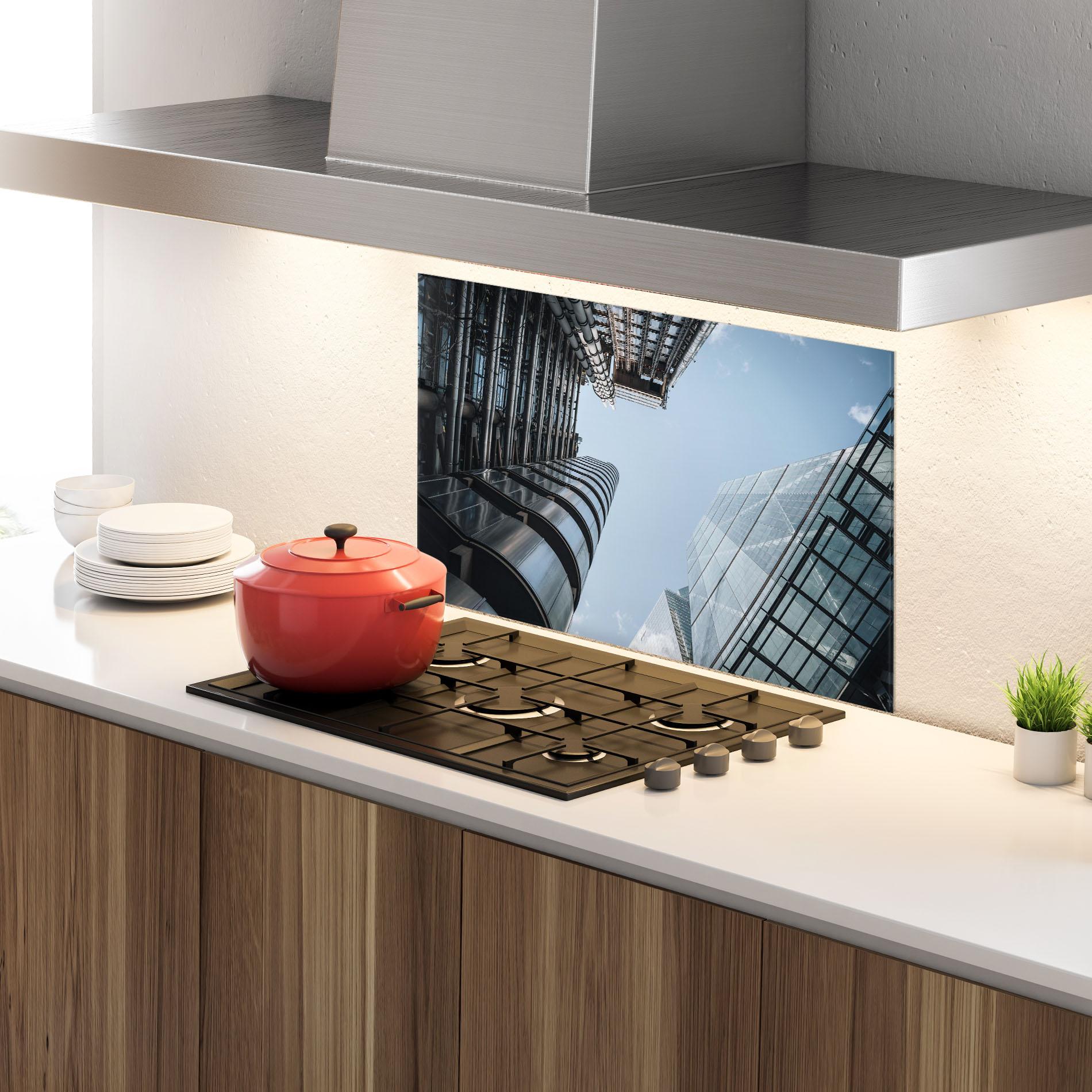 Panou Sticla Bucatarie Big Glass Building mockup 4