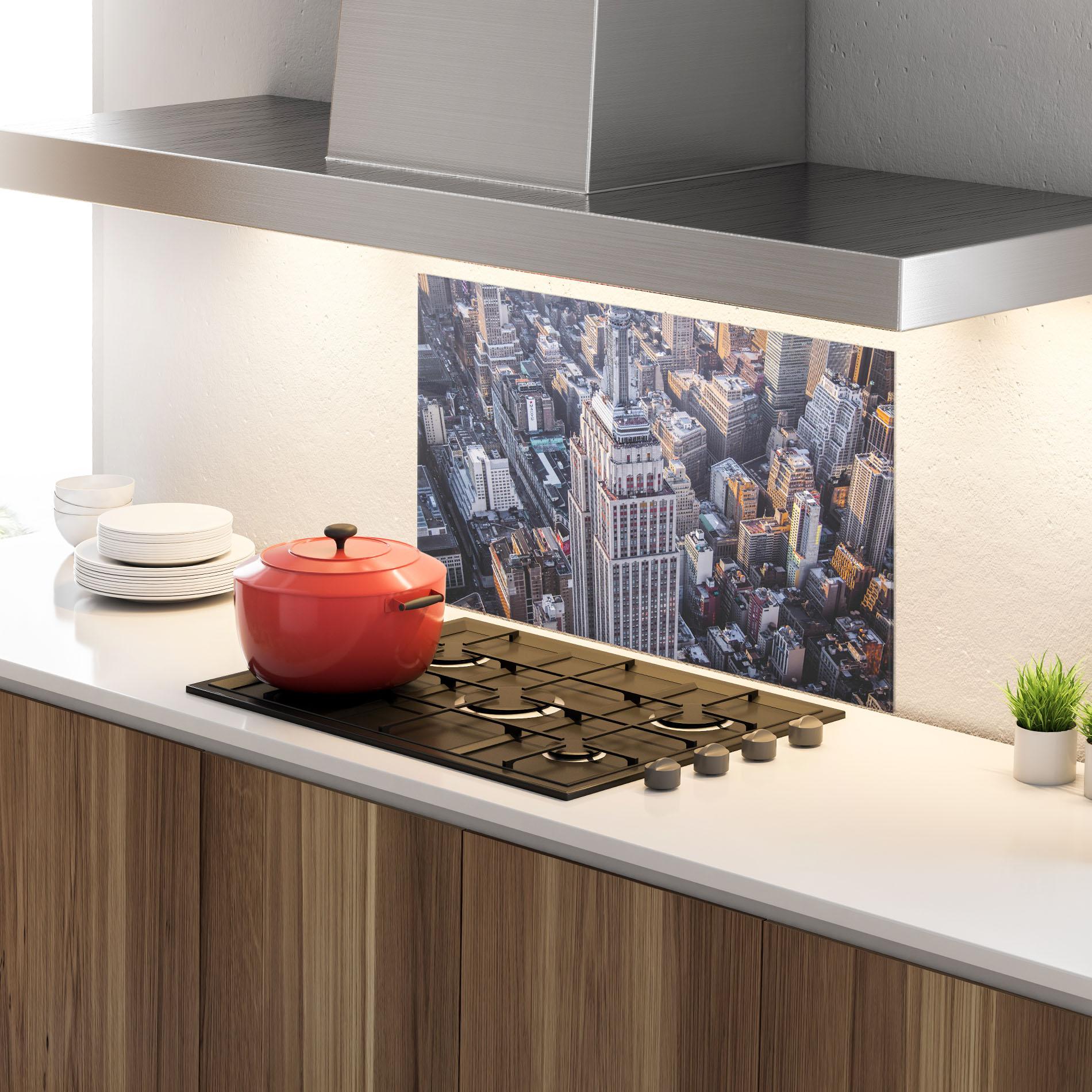 Panou Sticla Bucatarie Big Grey Tower mockup 4