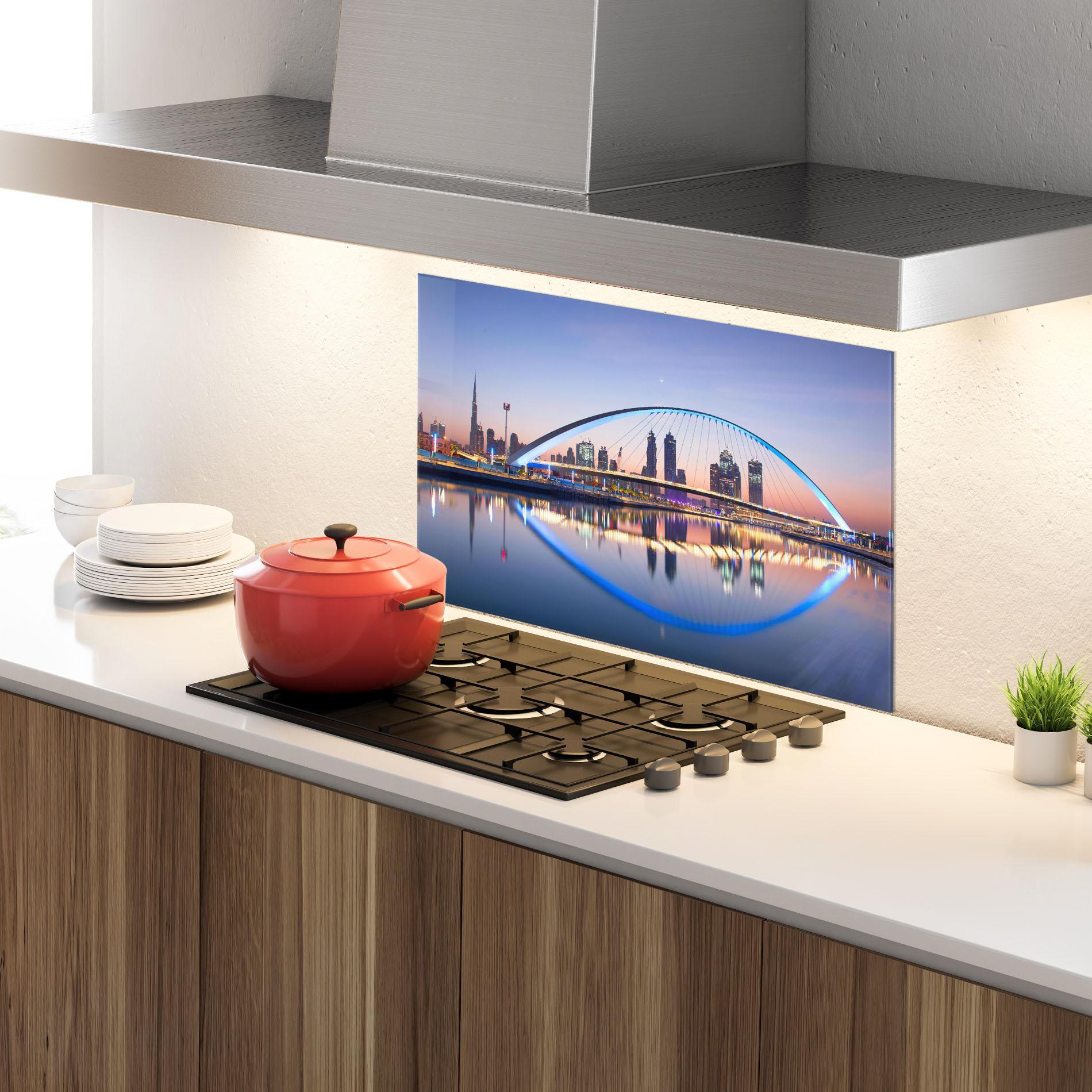 Panou Sticla Bucatarie Dubai View mockup 4