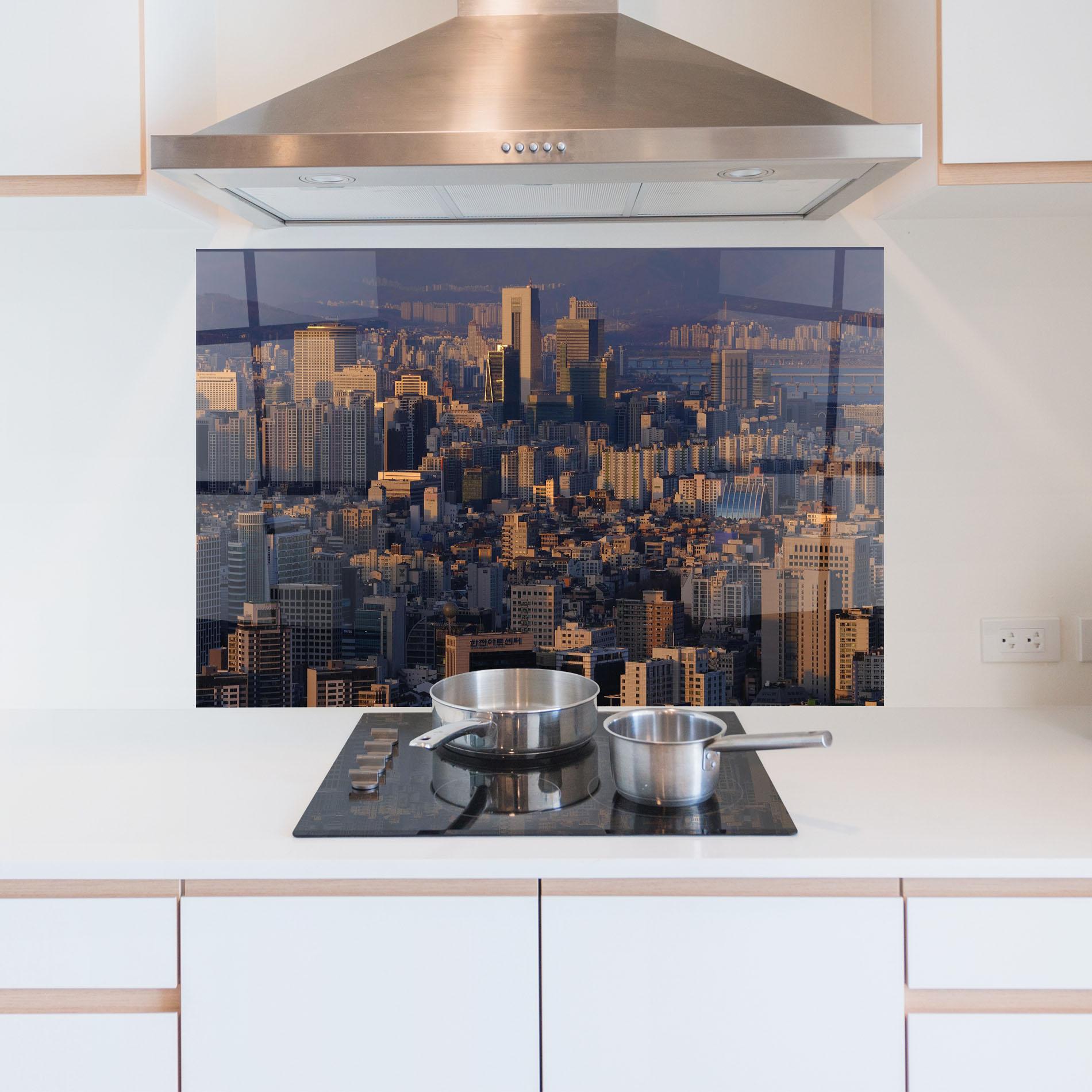 Panou Sticla Bucatarie Big City mockup 5