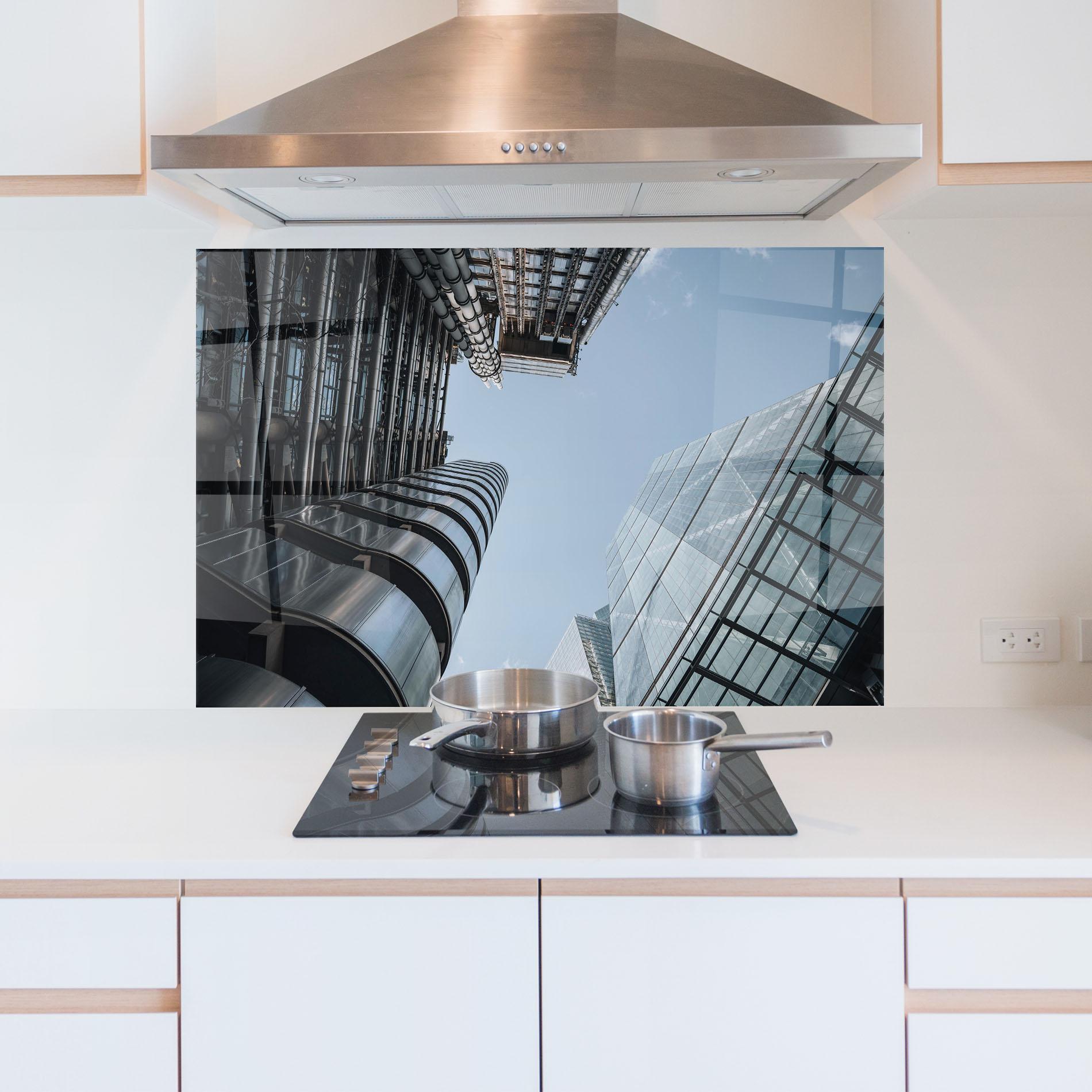 Panou Sticla Bucatarie Big Glass Building mockup 5