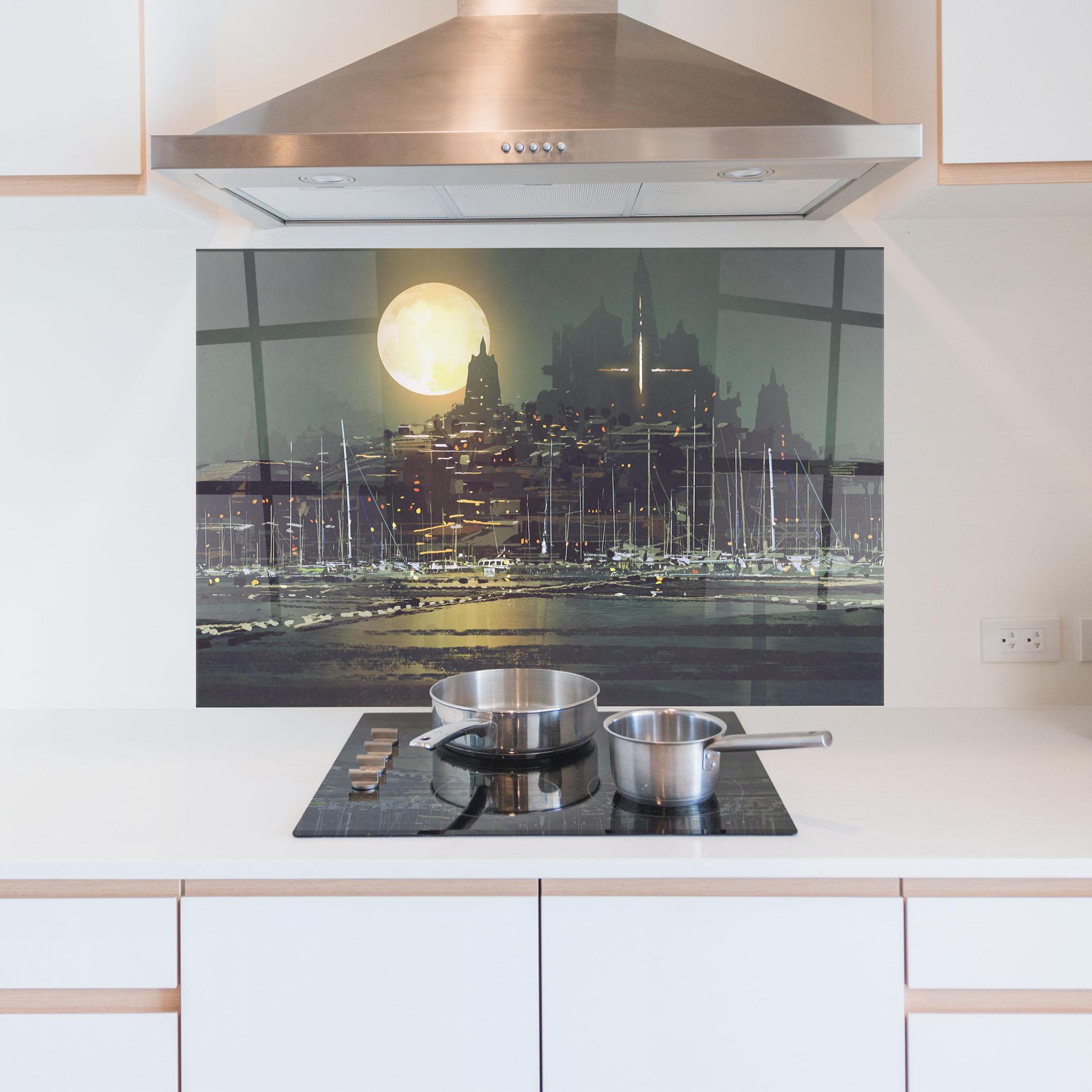 Panou Sticla Bucatarie City Port mockup 5