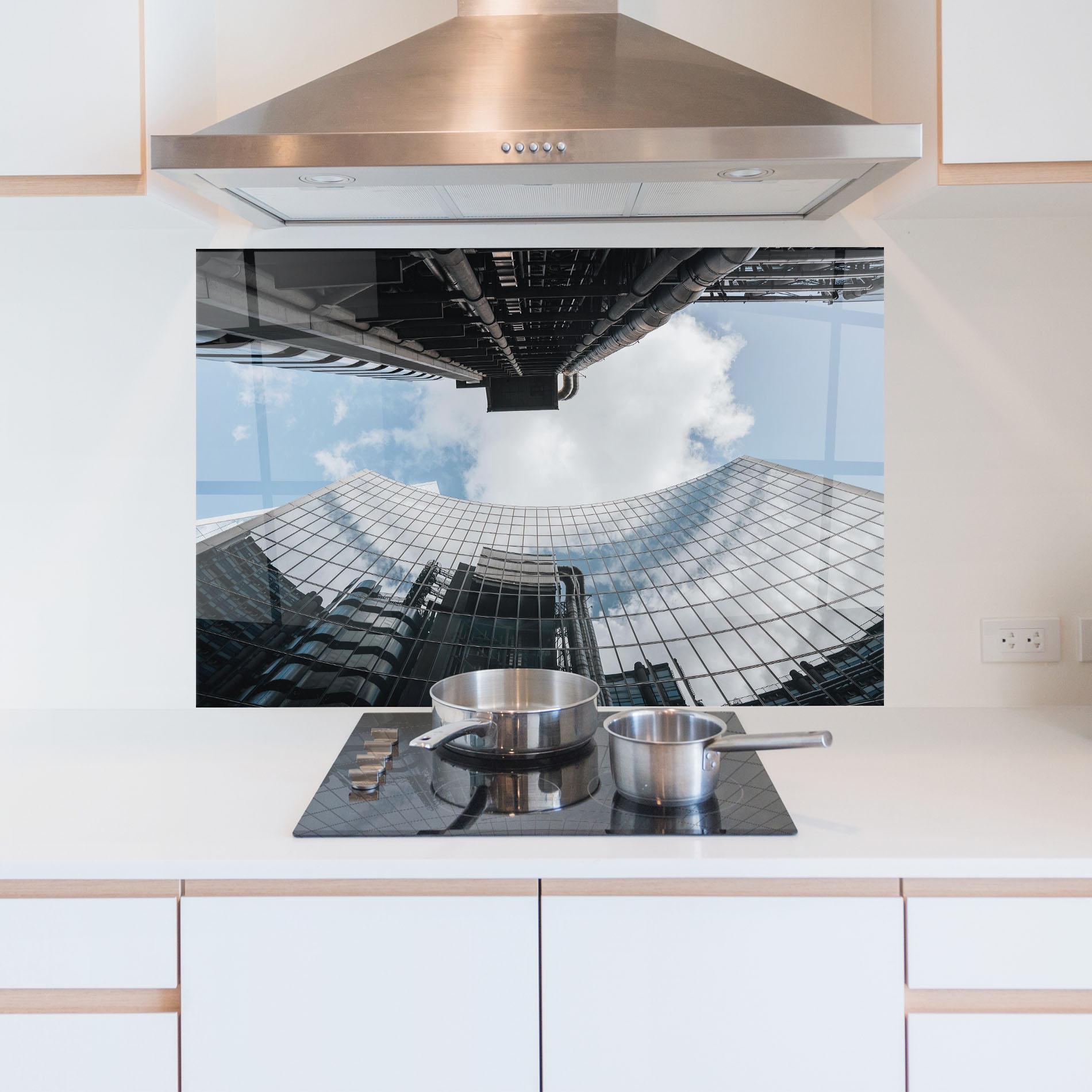 Panou Sticla Bucatarie Cloud Big Building mockup 5