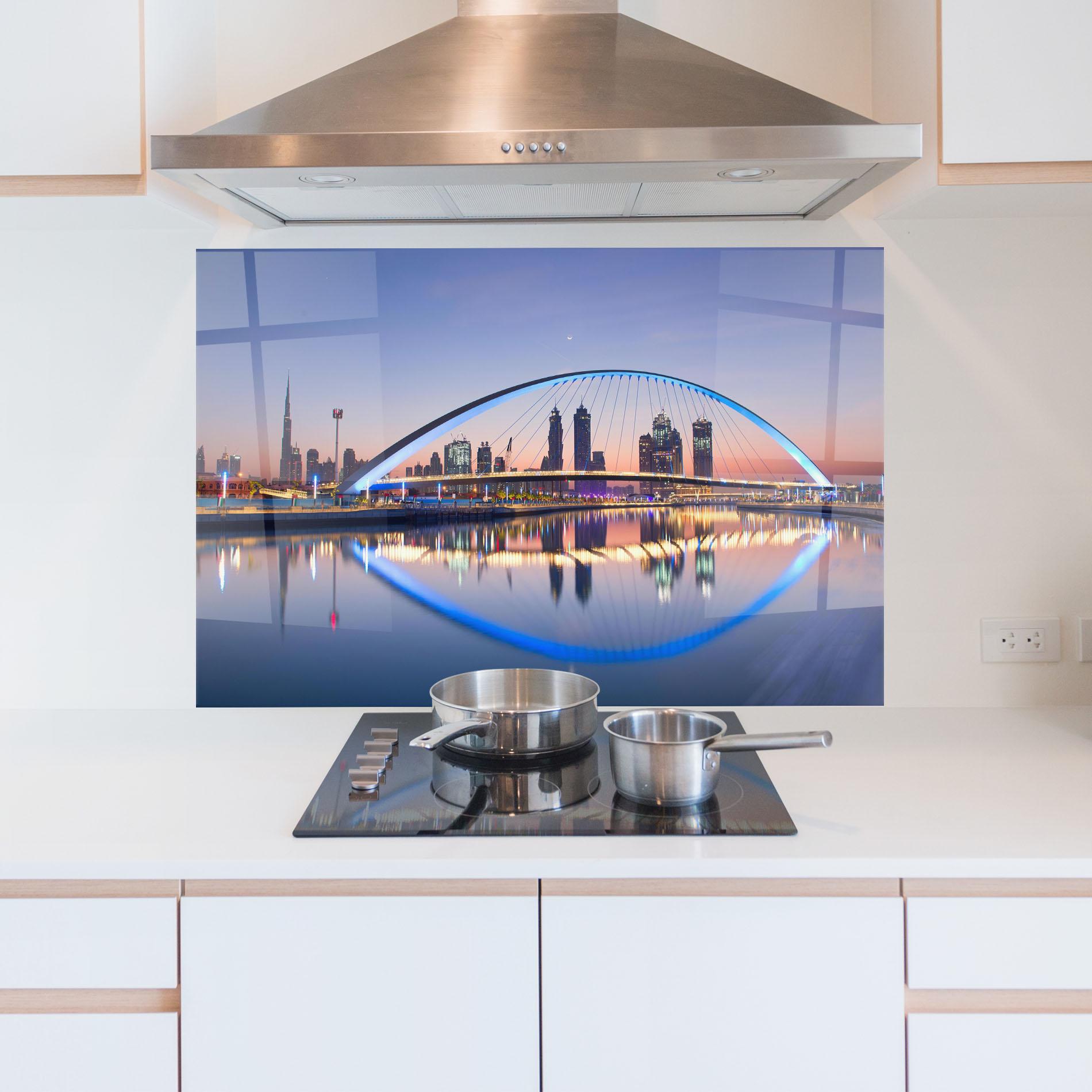 Panou Sticla Bucatarie Dubai View mockup 5