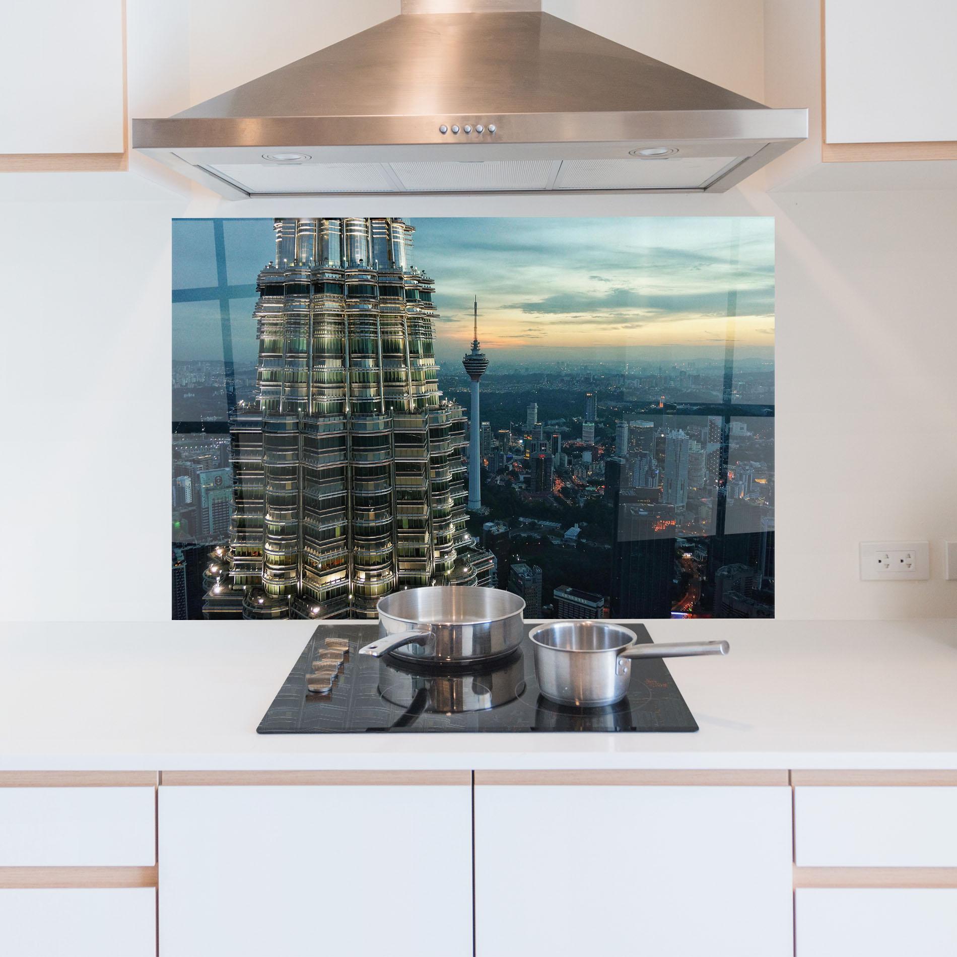 Panou Sticla Bucatarie Hight Tower View mockup 5