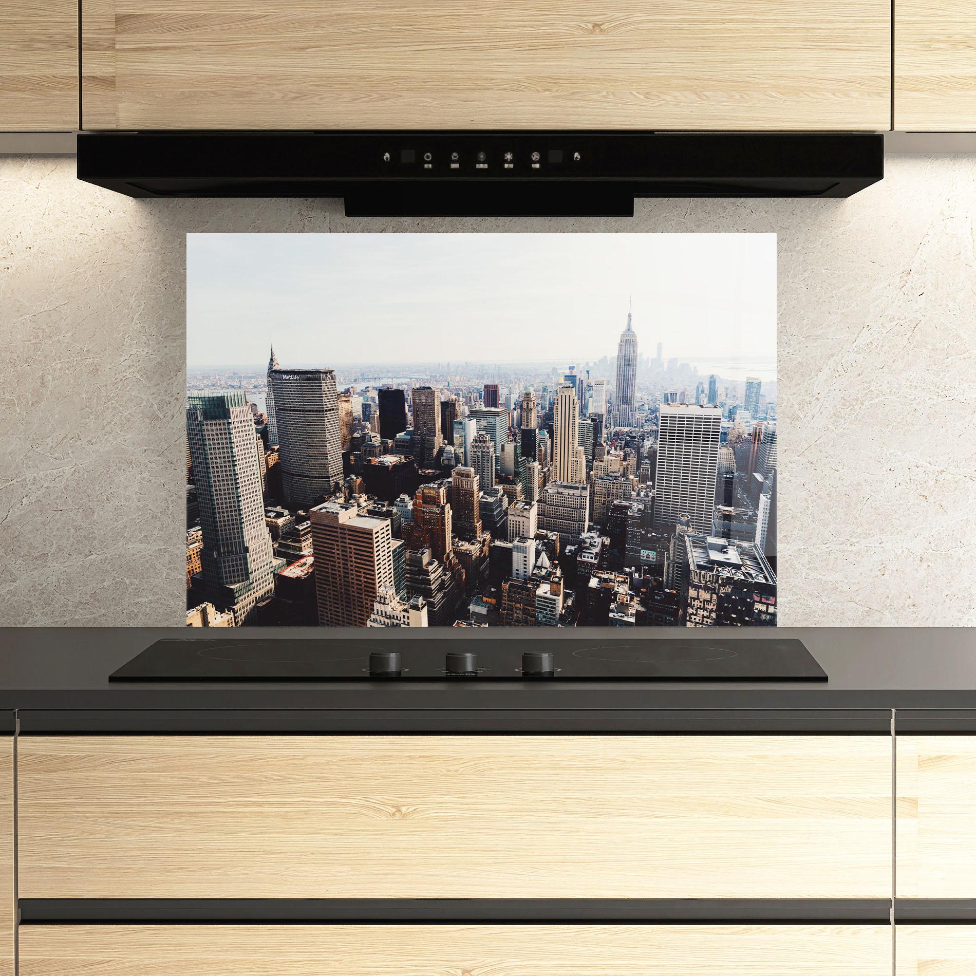 Panou Sticla Bucatarie Building Mix View mockup 3