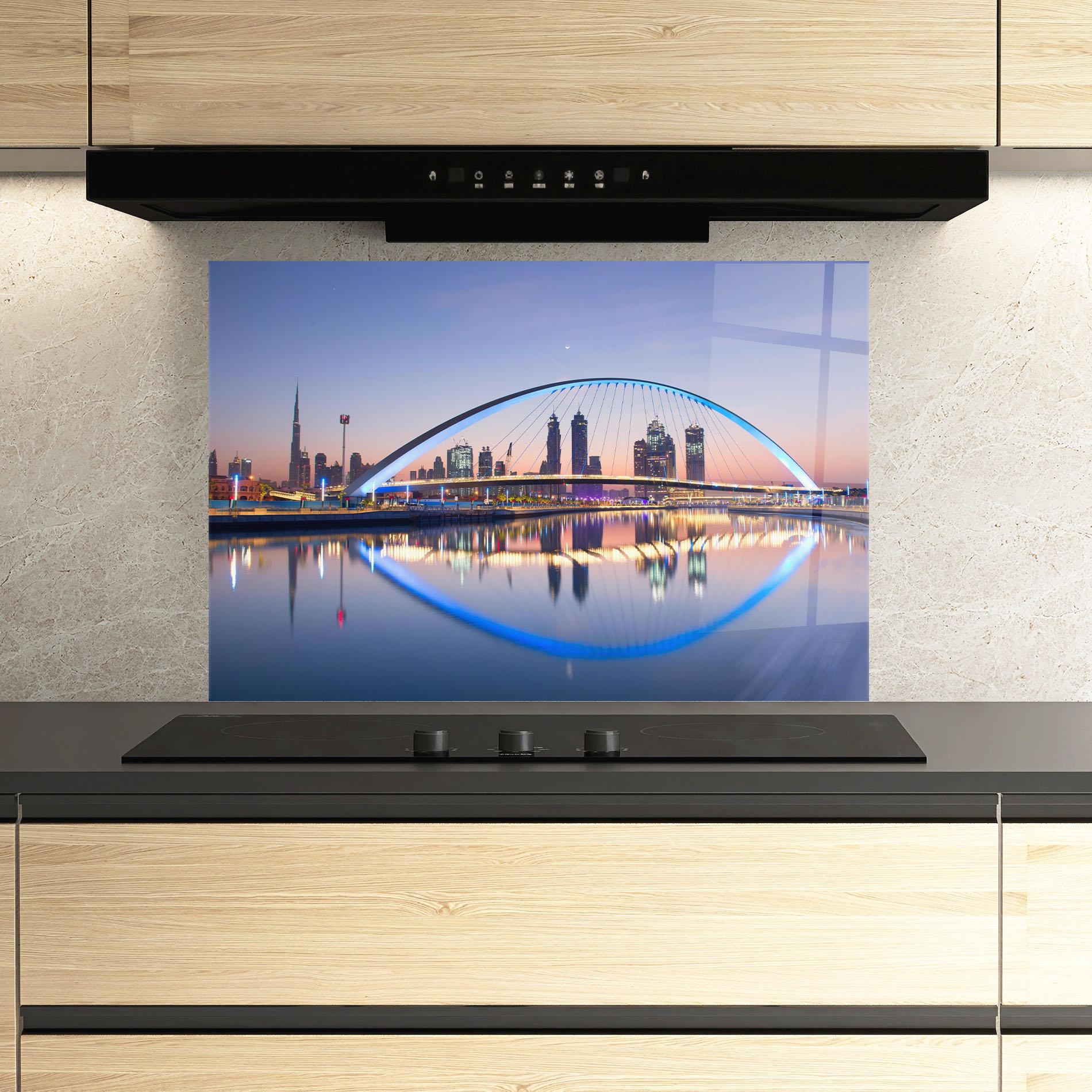 Panou Sticla Bucatarie Dubai View mockup 3