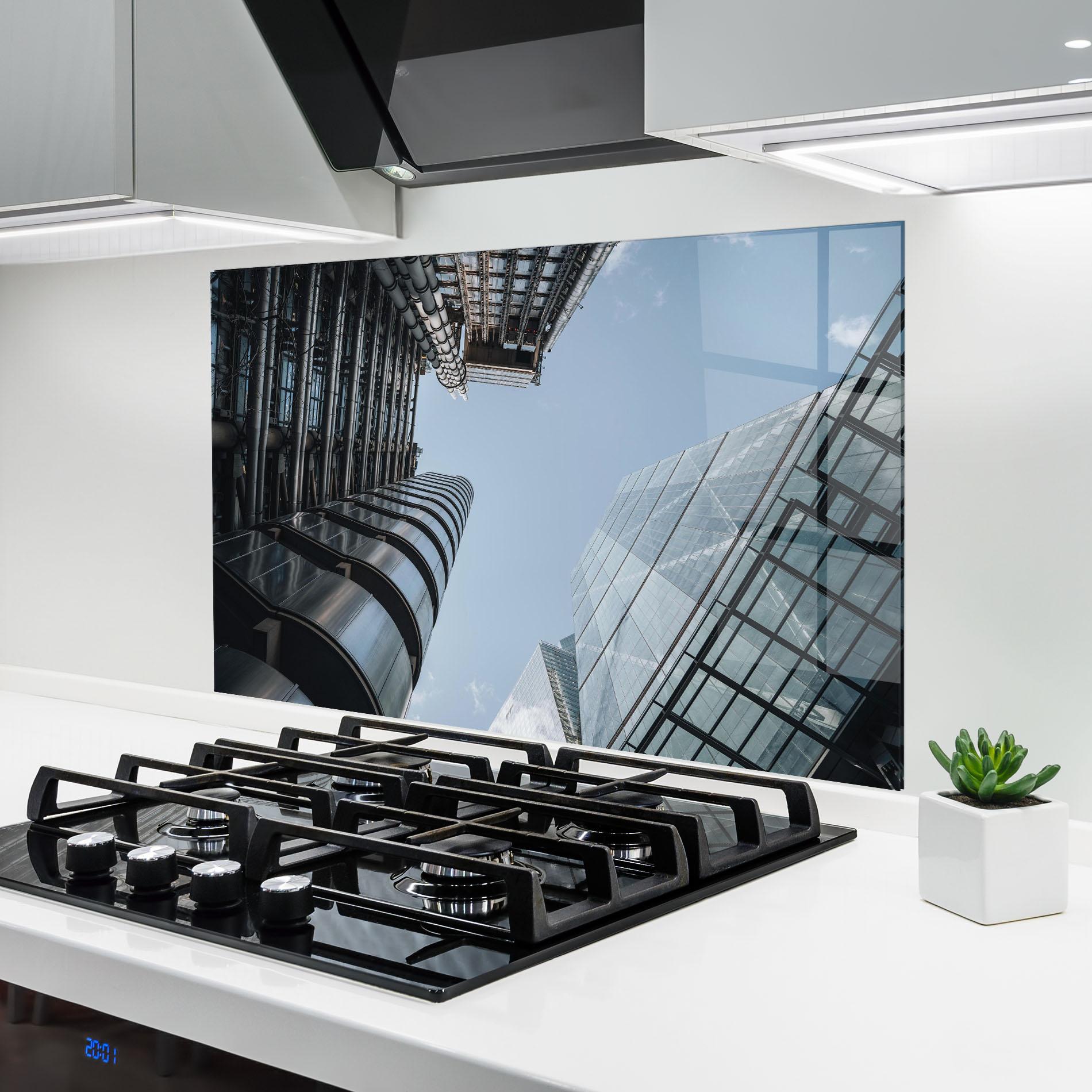 Panou Sticla Bucatarie Big Glass Building mockup 6