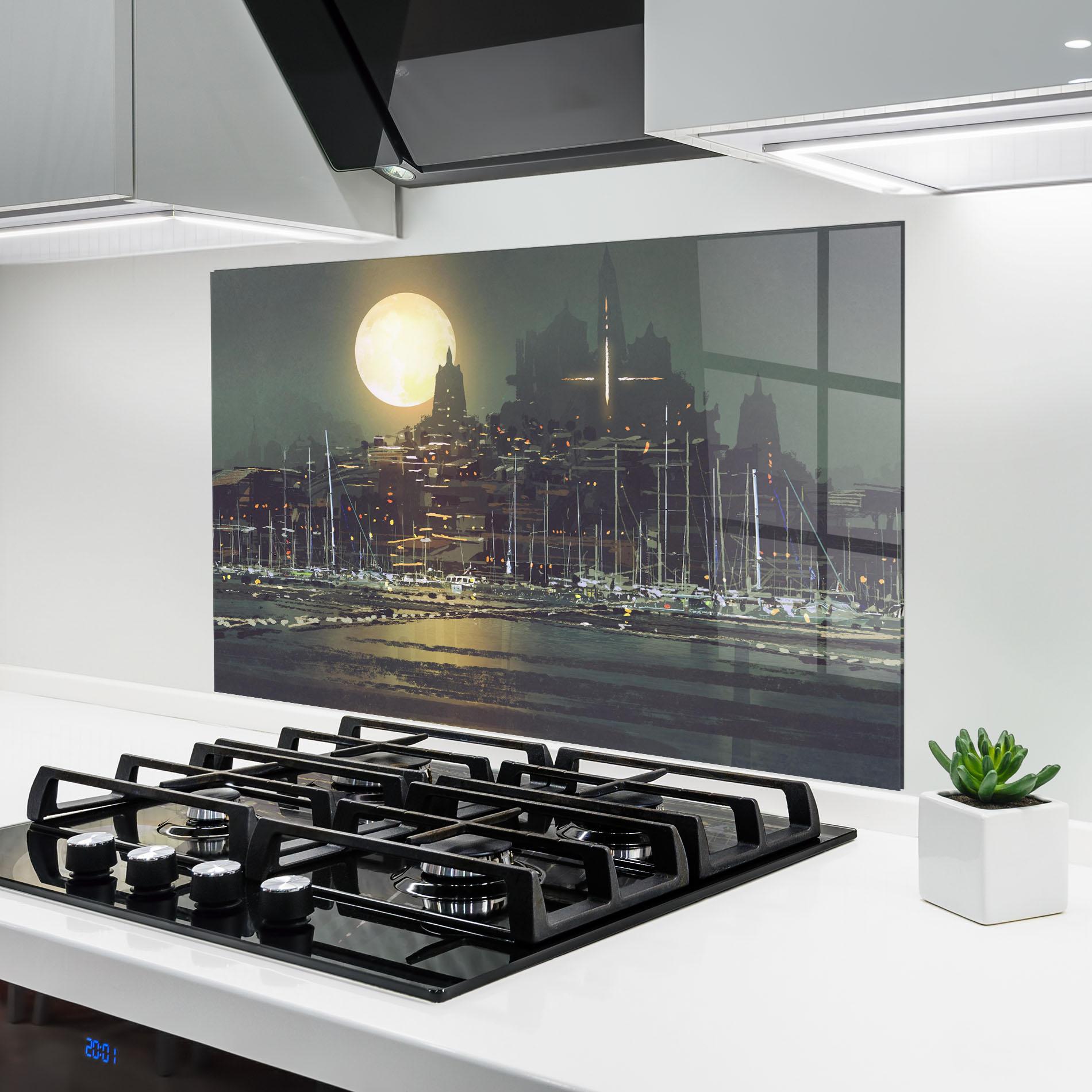 Panou Sticla Bucatarie City Port mockup 6