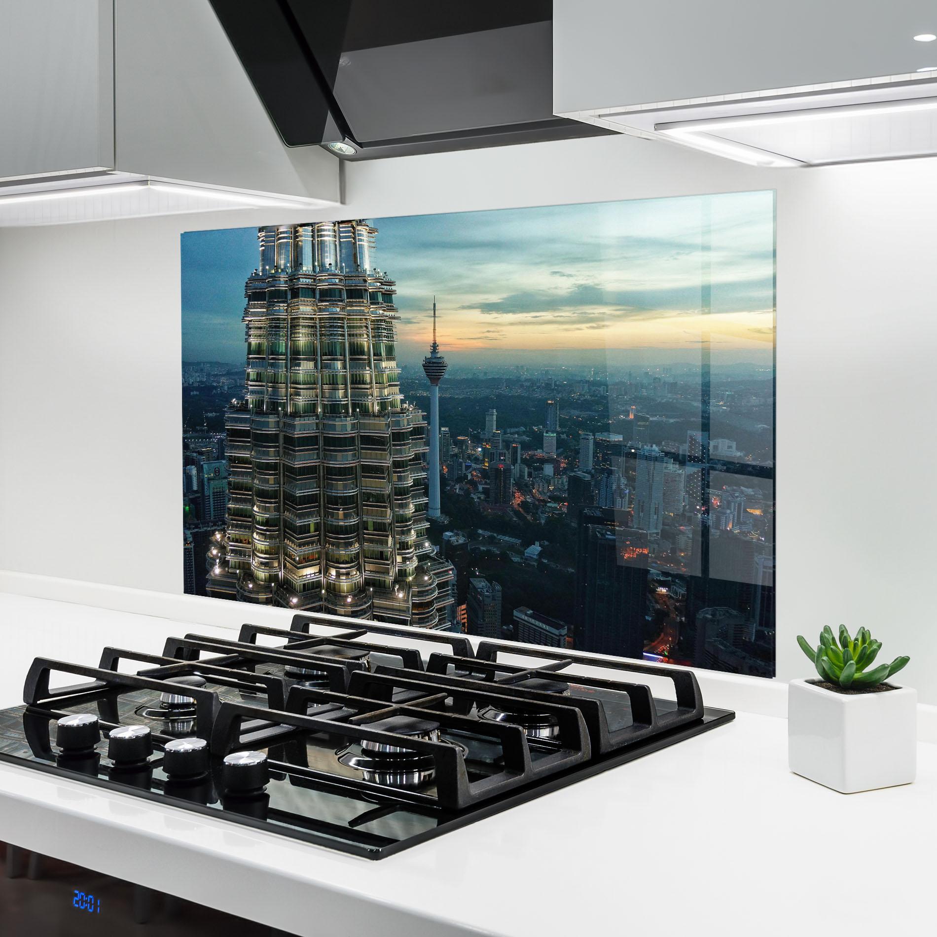 Panou Sticla Bucatarie Hight Tower View mockup 6