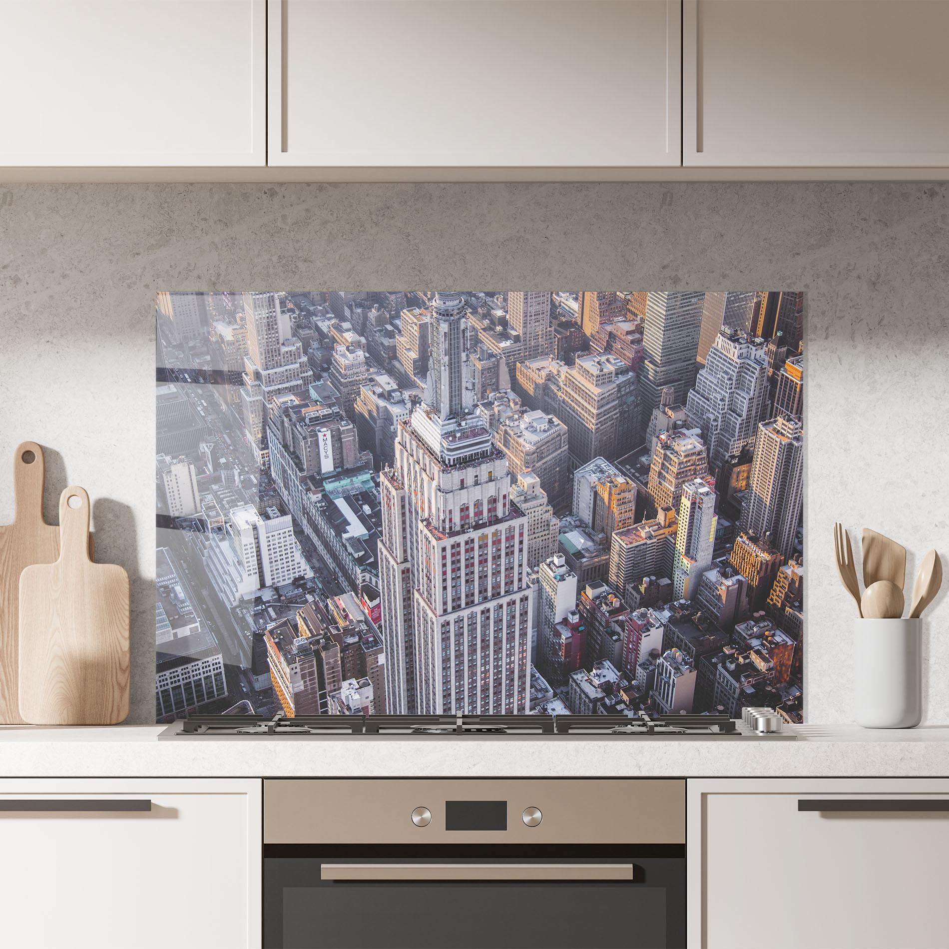 Panou Sticla Bucatarie Big Grey Tower mockup 7