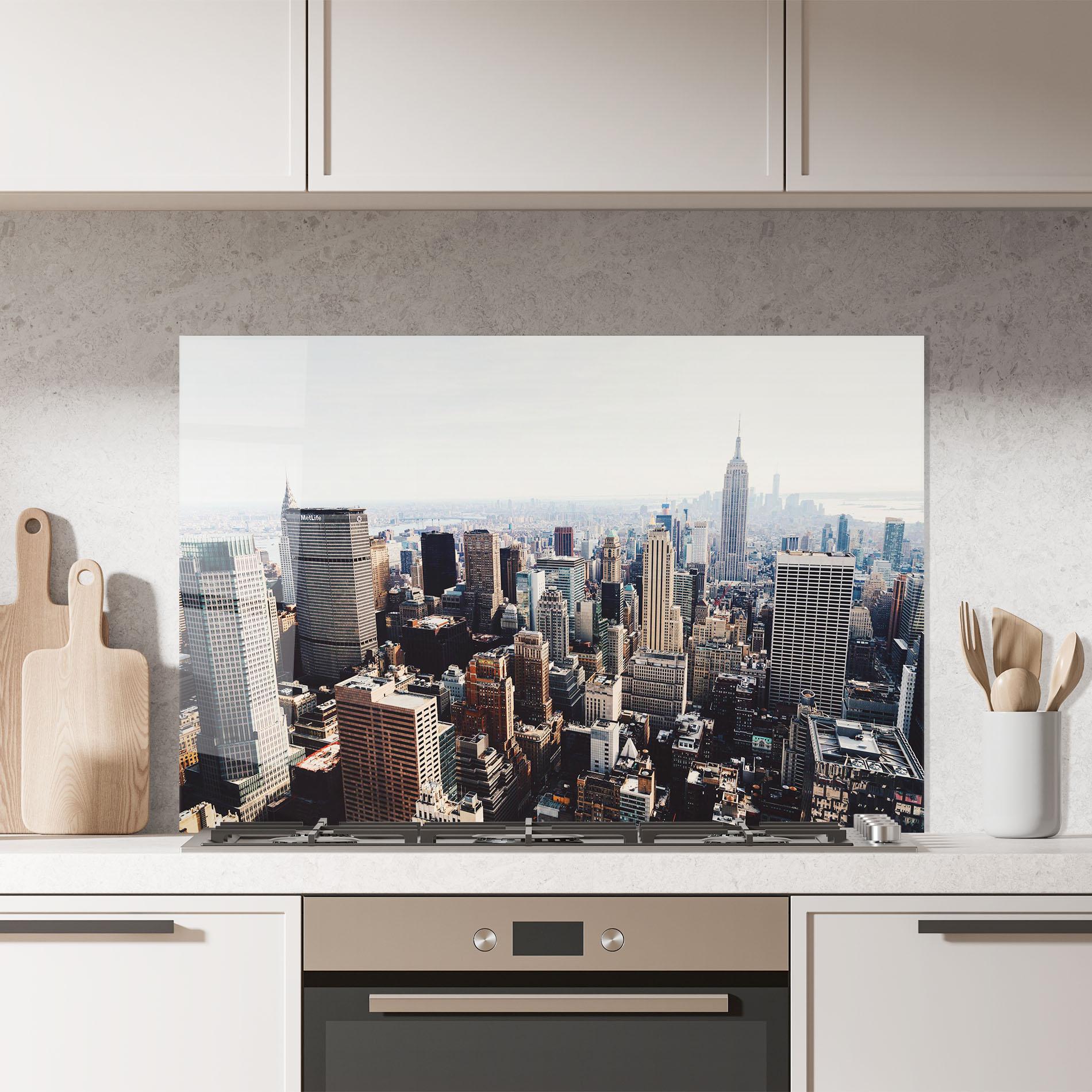 Panou Sticla Bucatarie Building Mix View mockup 7