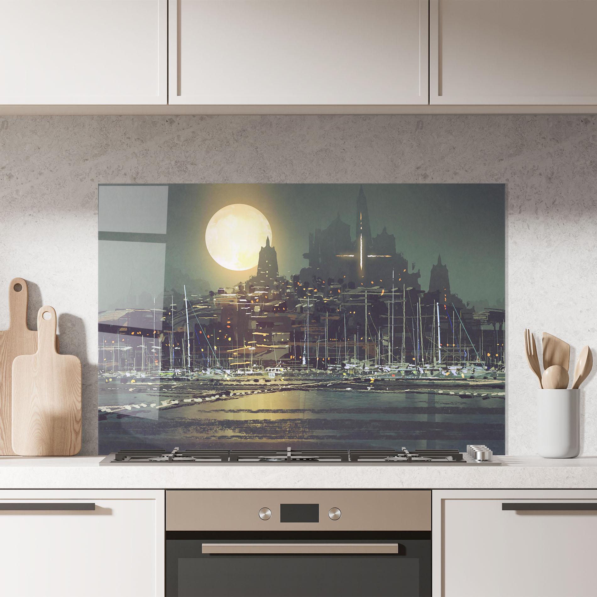 Panou Sticla Bucatarie City Port mockup 7