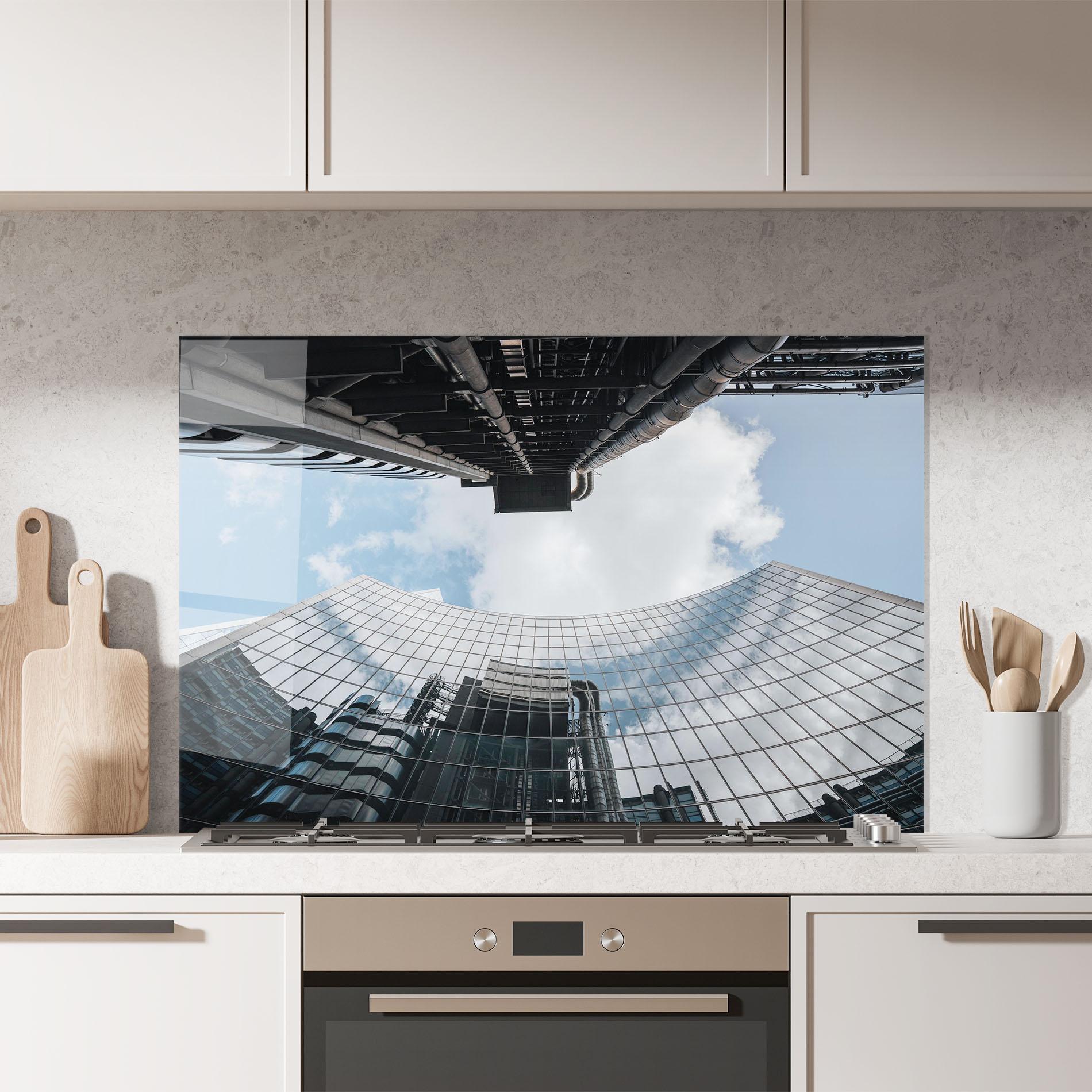 Panou Sticla Bucatarie Cloud Big Building mockup 7