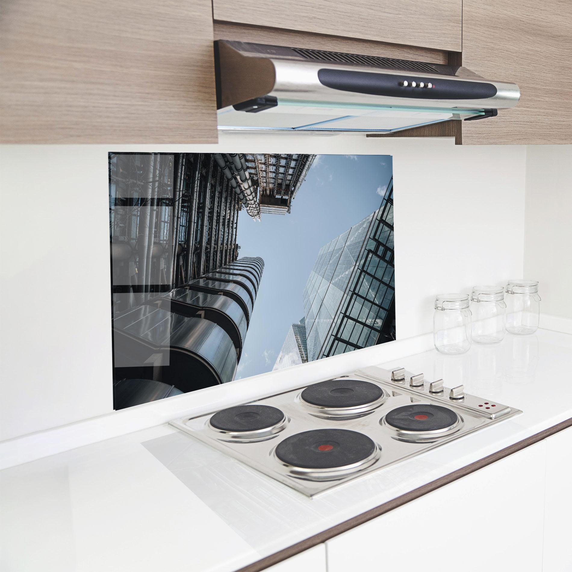 Panou Sticla Bucatarie Big Glass Building mockup 8