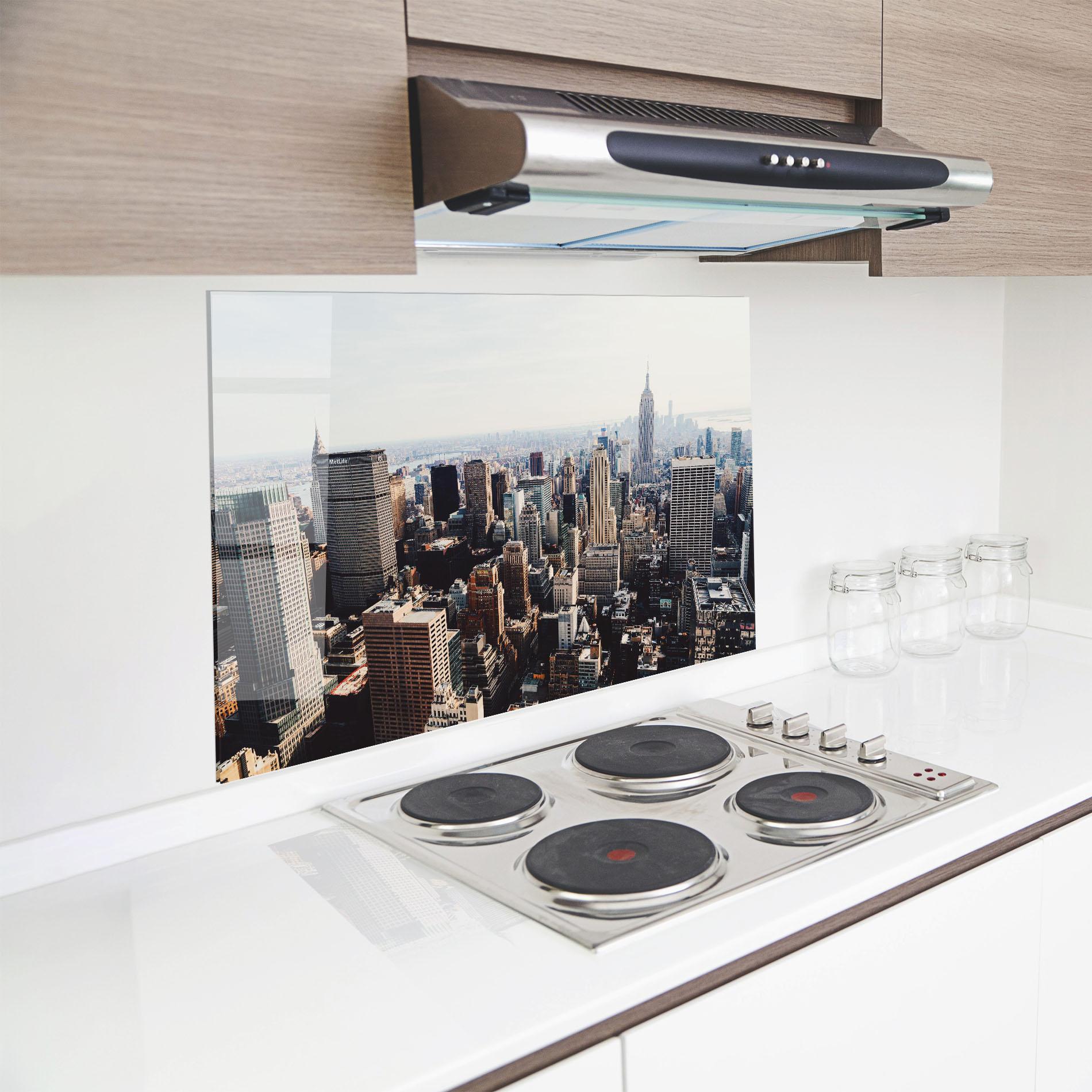 Panou Sticla Bucatarie Building Mix View mockup 8