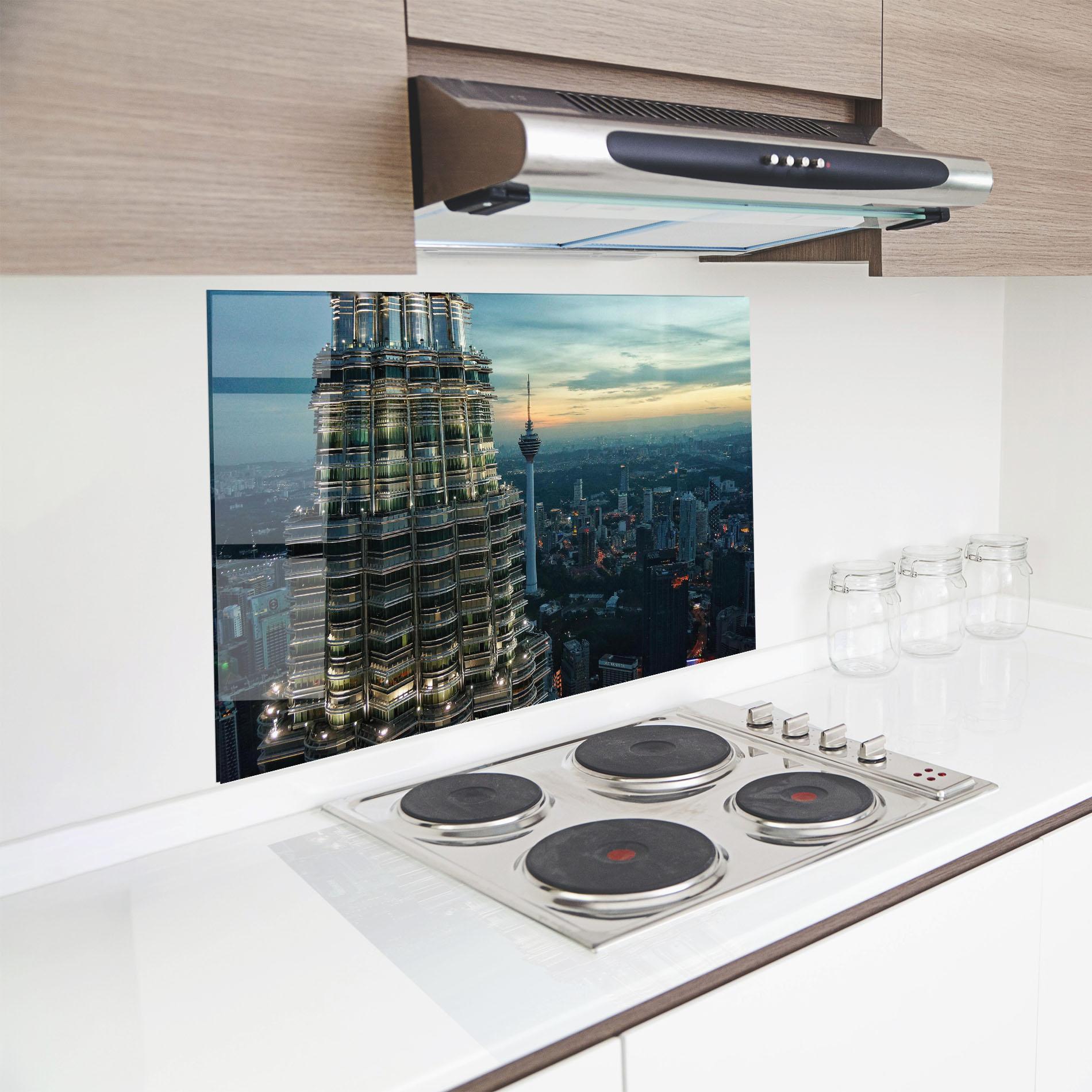 Panou Sticla Bucatarie Hight Tower View mockup 8