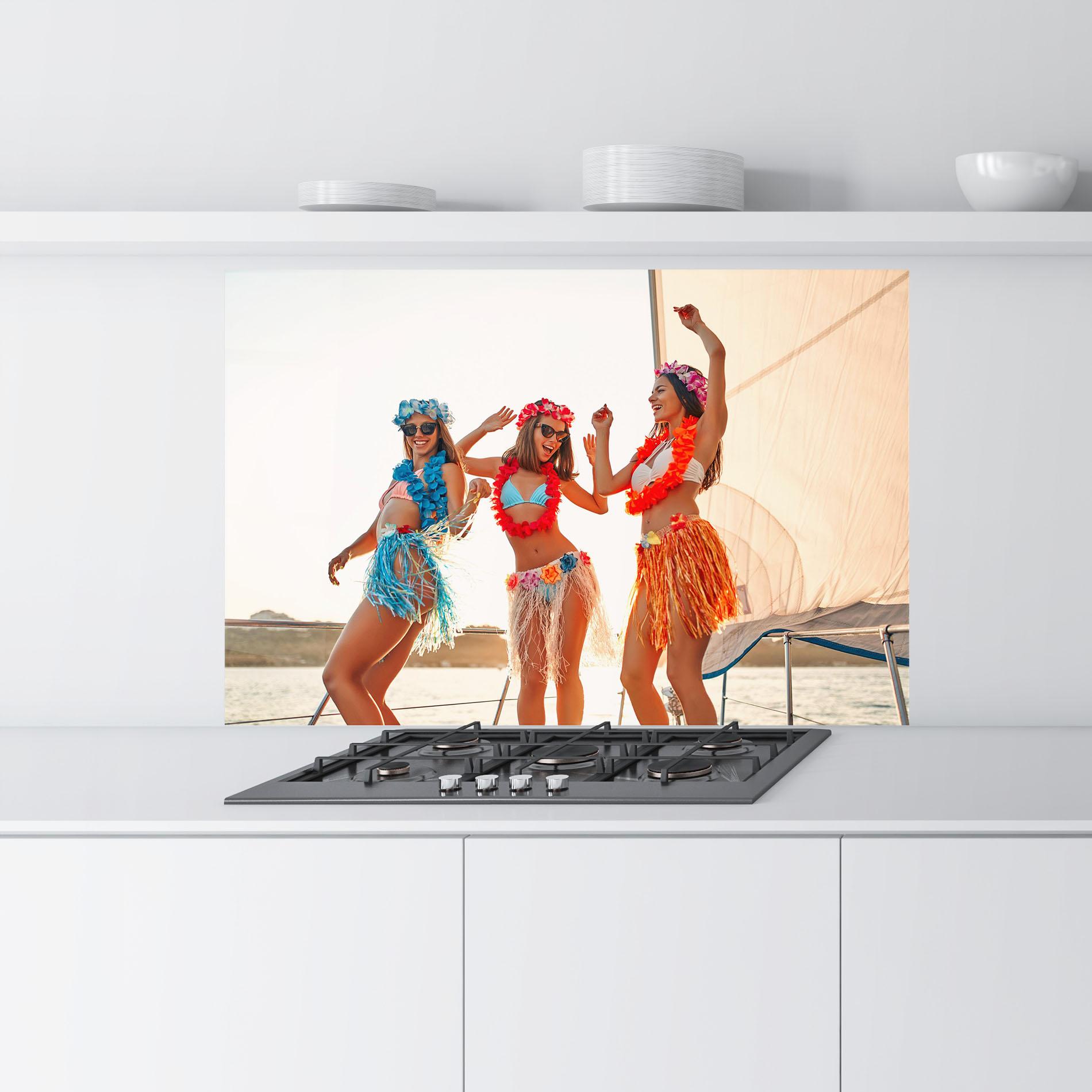 Panou Sticla Bucatarie Summer Party mockup 9