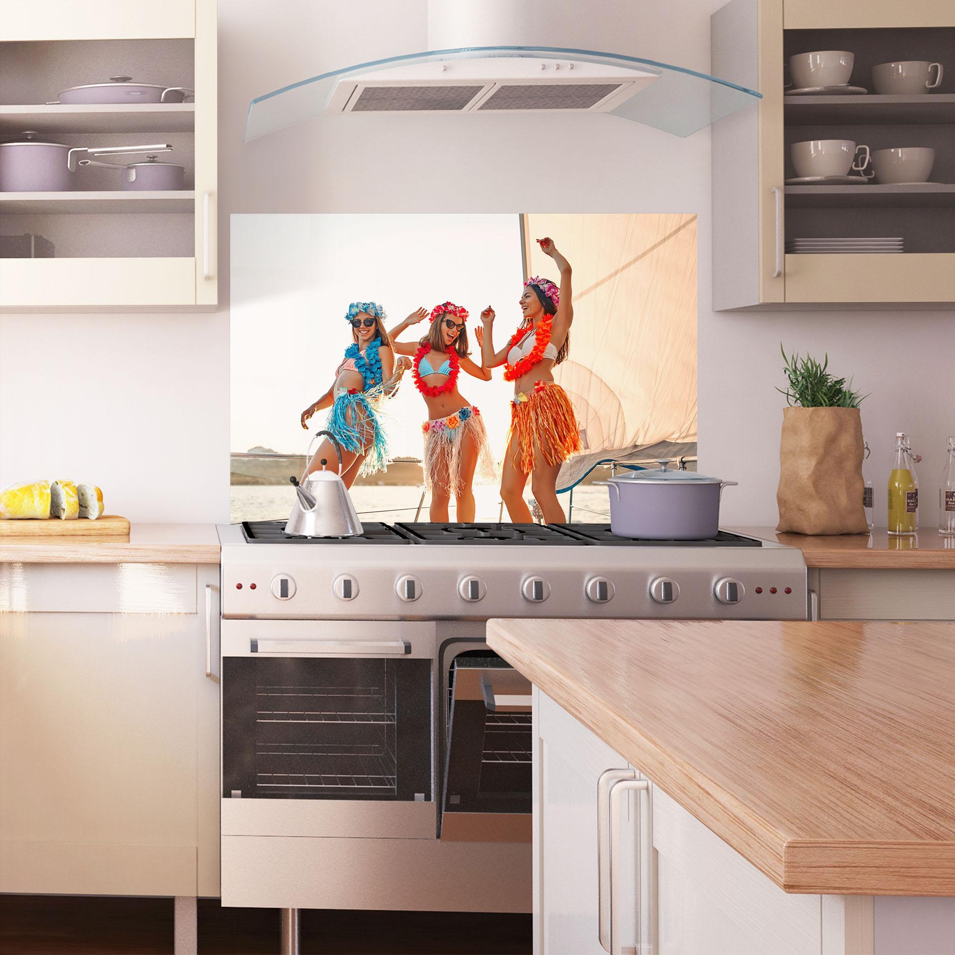 Panou Sticla Bucatarie Summer Party mockup 1