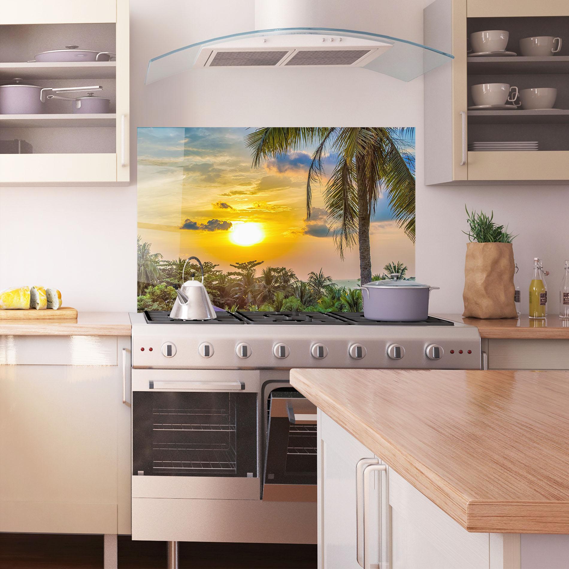 Panou Sticla Bucatarie Summer View mockup 1