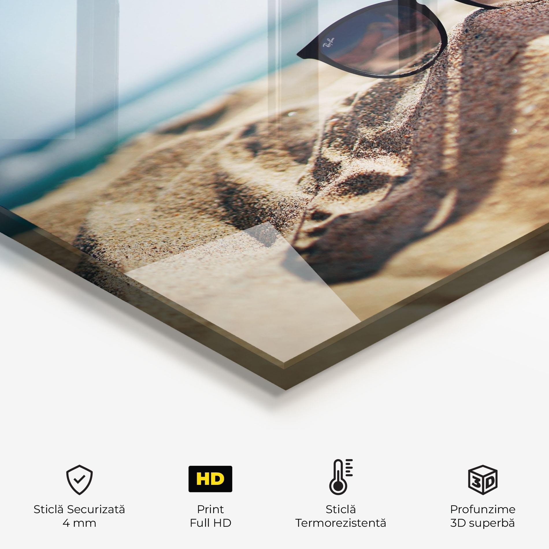 Panou Sticla Bucatarie Sand Glasses mockup 2