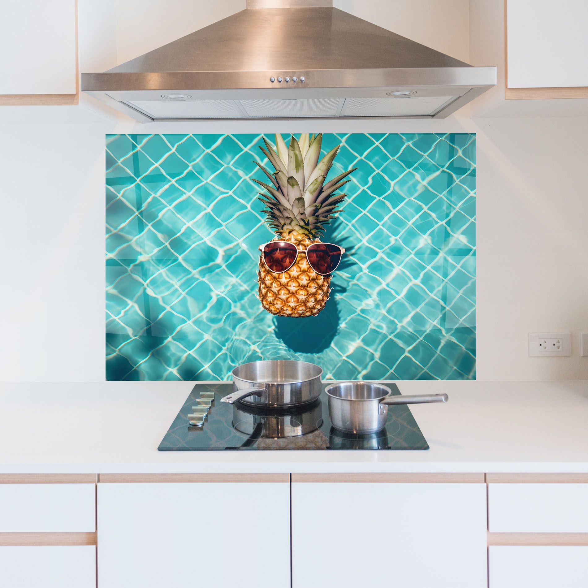 Pineapple In Pool mockup 5